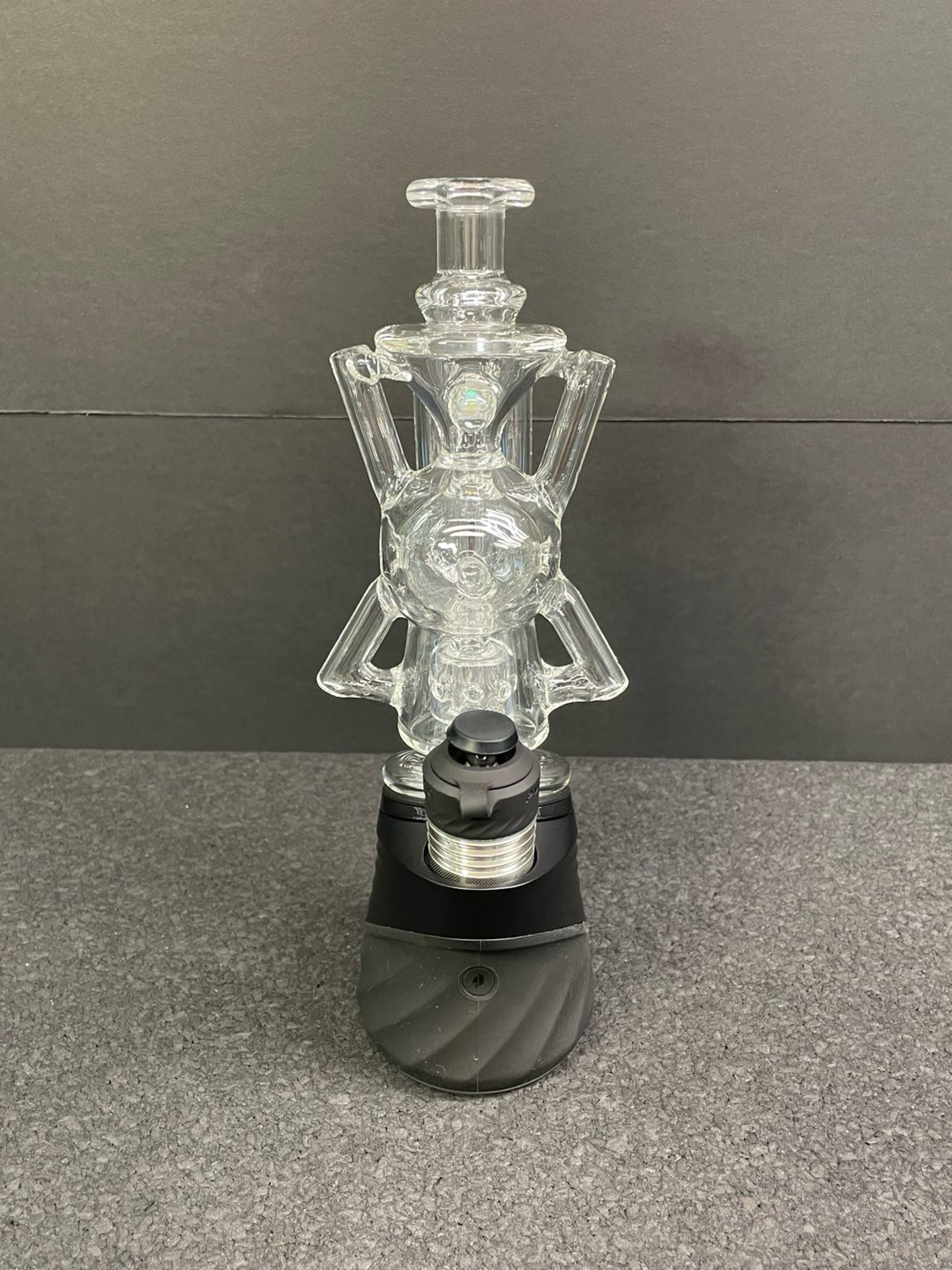Preview pic of Ion Glass Clear Exo Ball Puffco Top