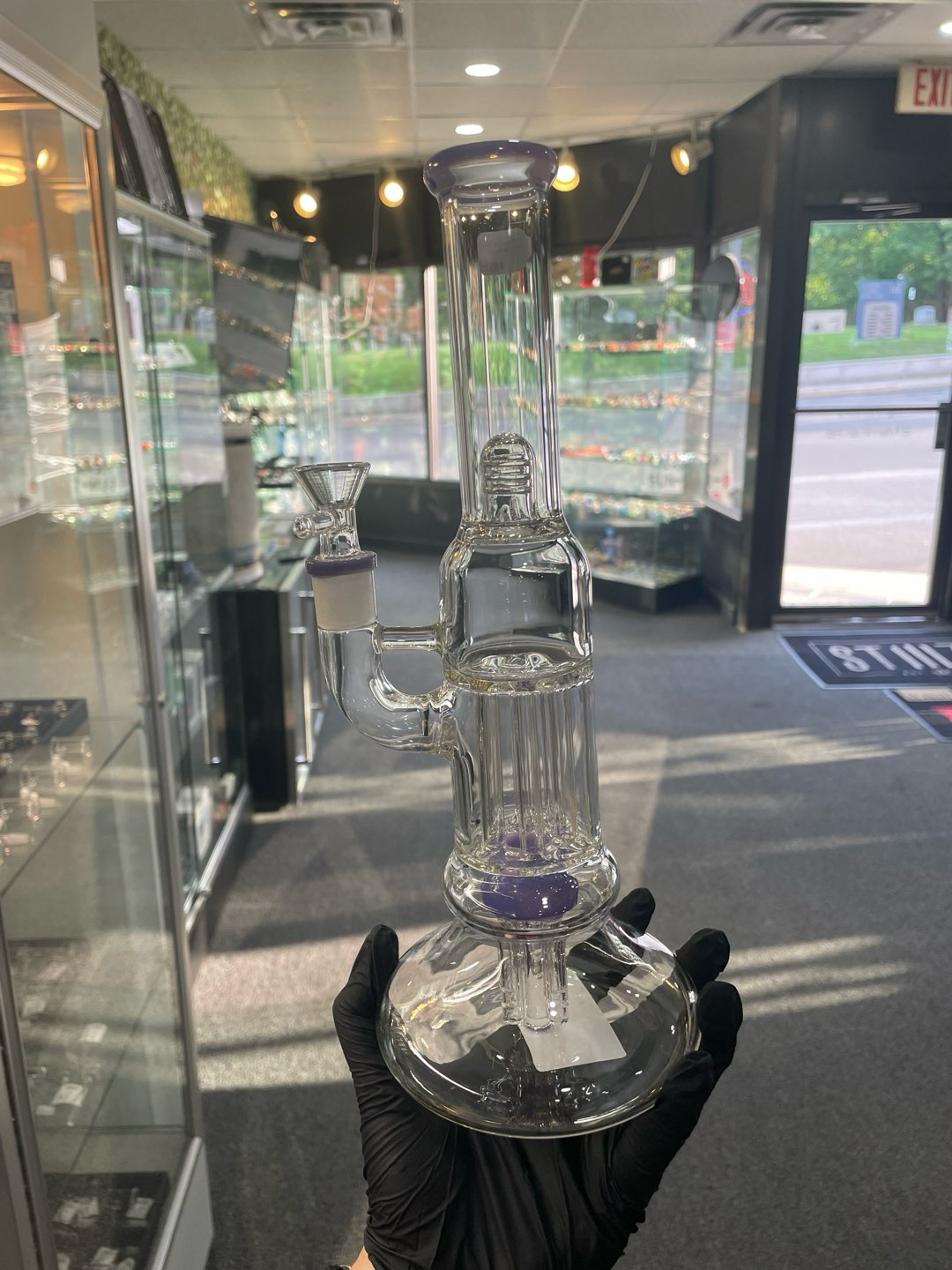 Preview pic of Tree Perc Waterpipe 12” Purple