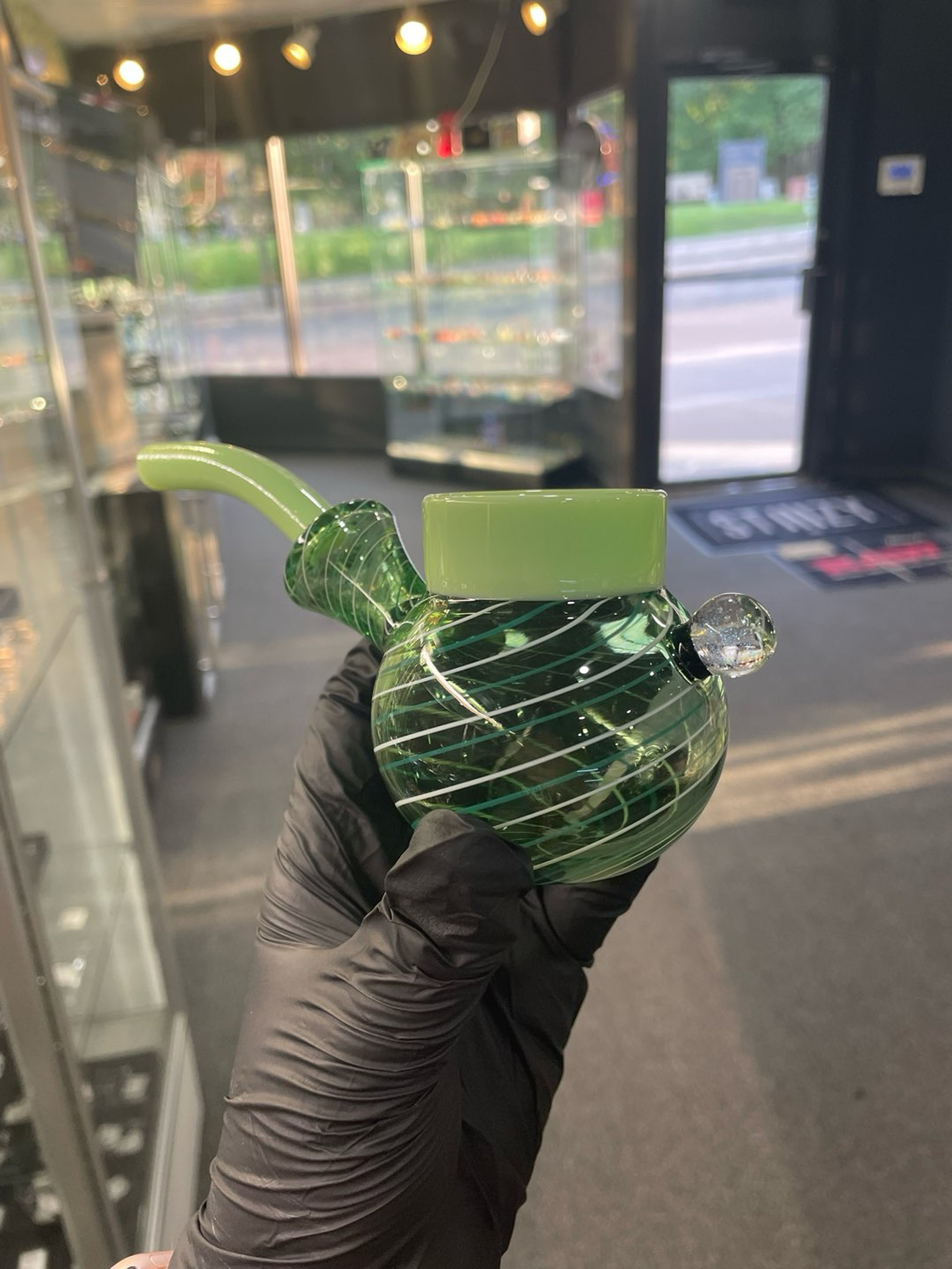 Preview pic of Pulsar Color Swirl Proxy Pipe Green