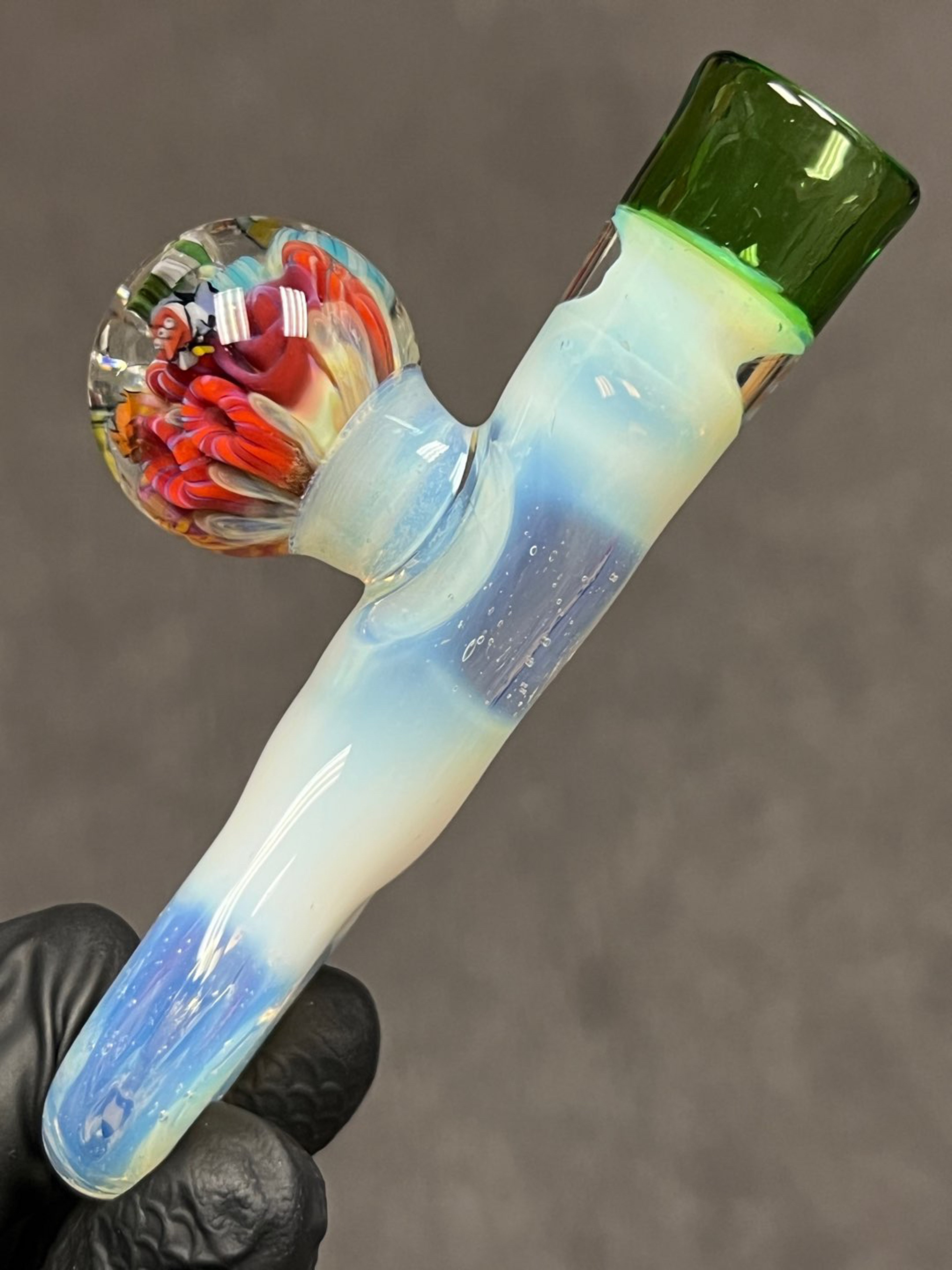 Preview pic of Keys glass reef themed chillum