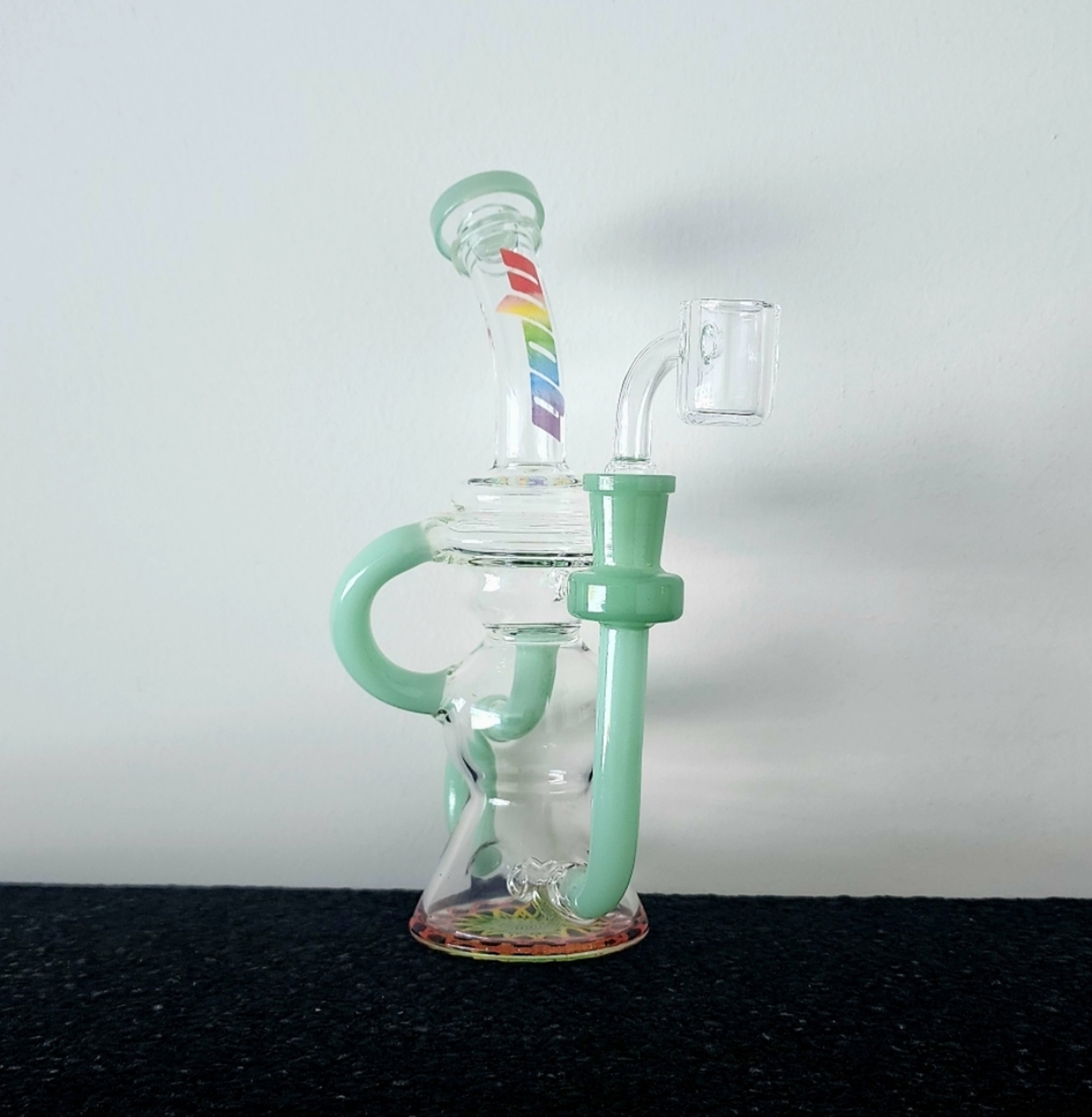 Preview pic of 8.5"H Falcon Recycler + Banger***Free Shipping***