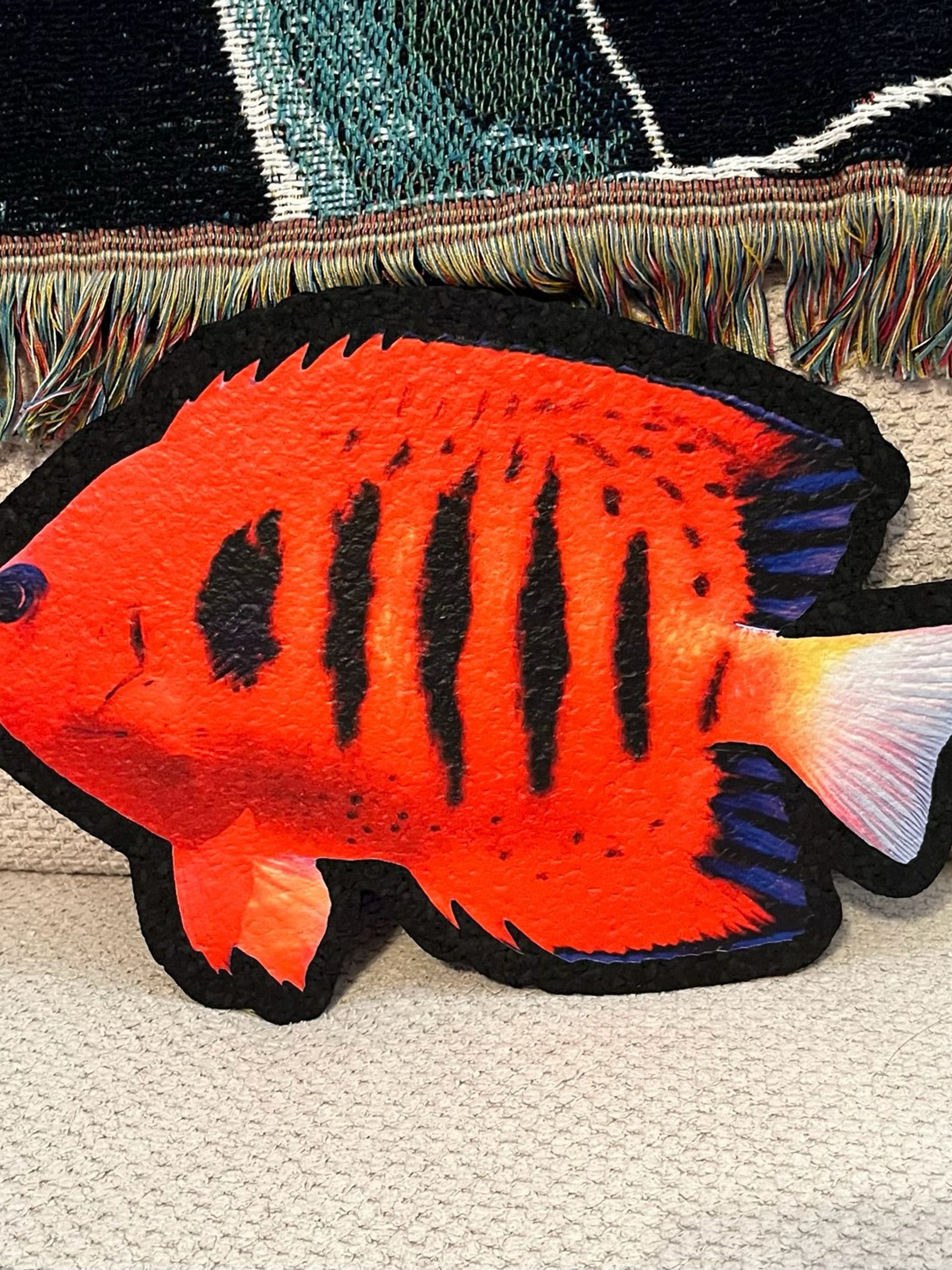 Flame Angelfish Mat by Moodmats image 0