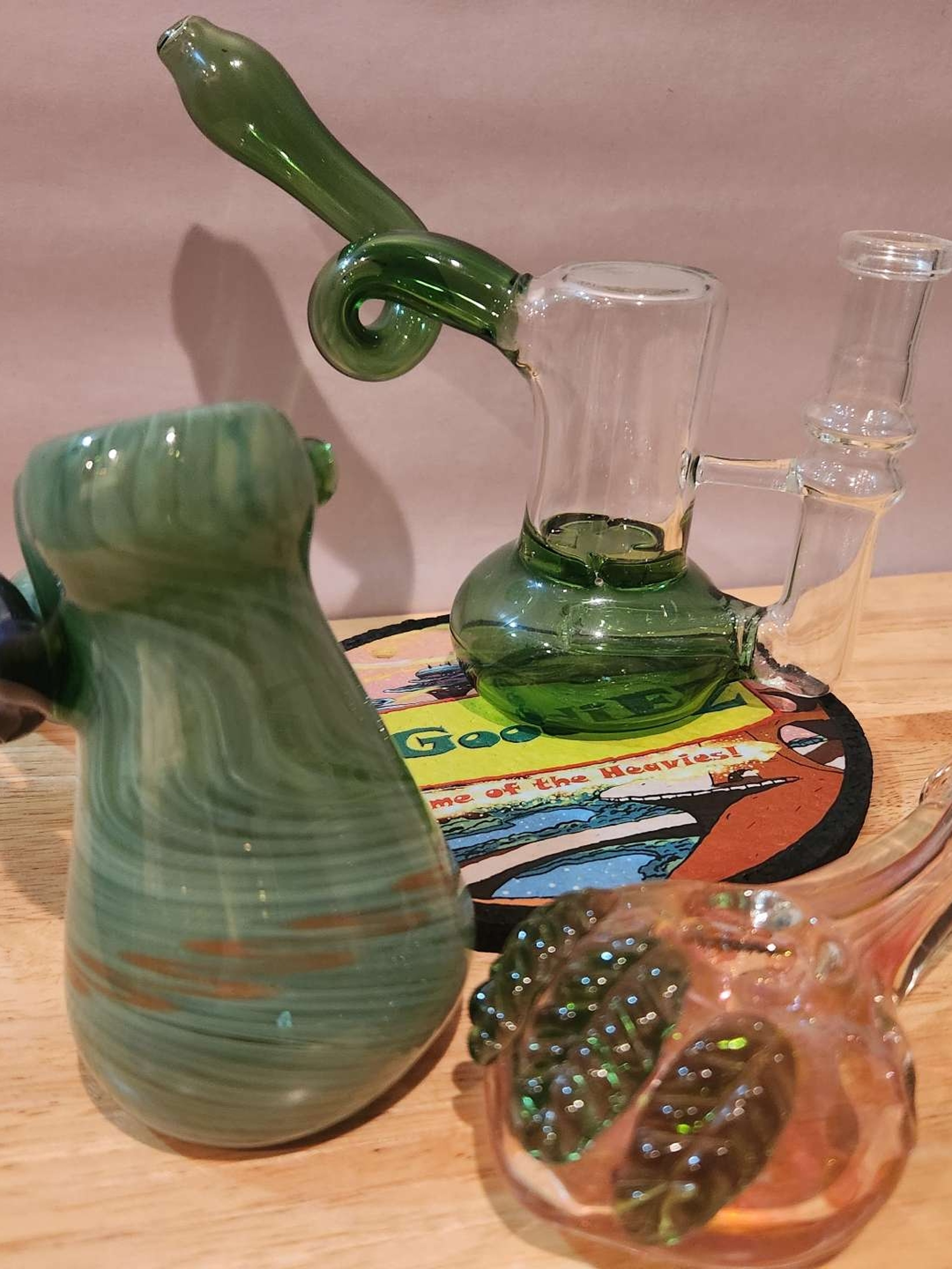 Preview pic of 3 Pipe Deal! Dry spoon, hammer bubbler, and mini rig