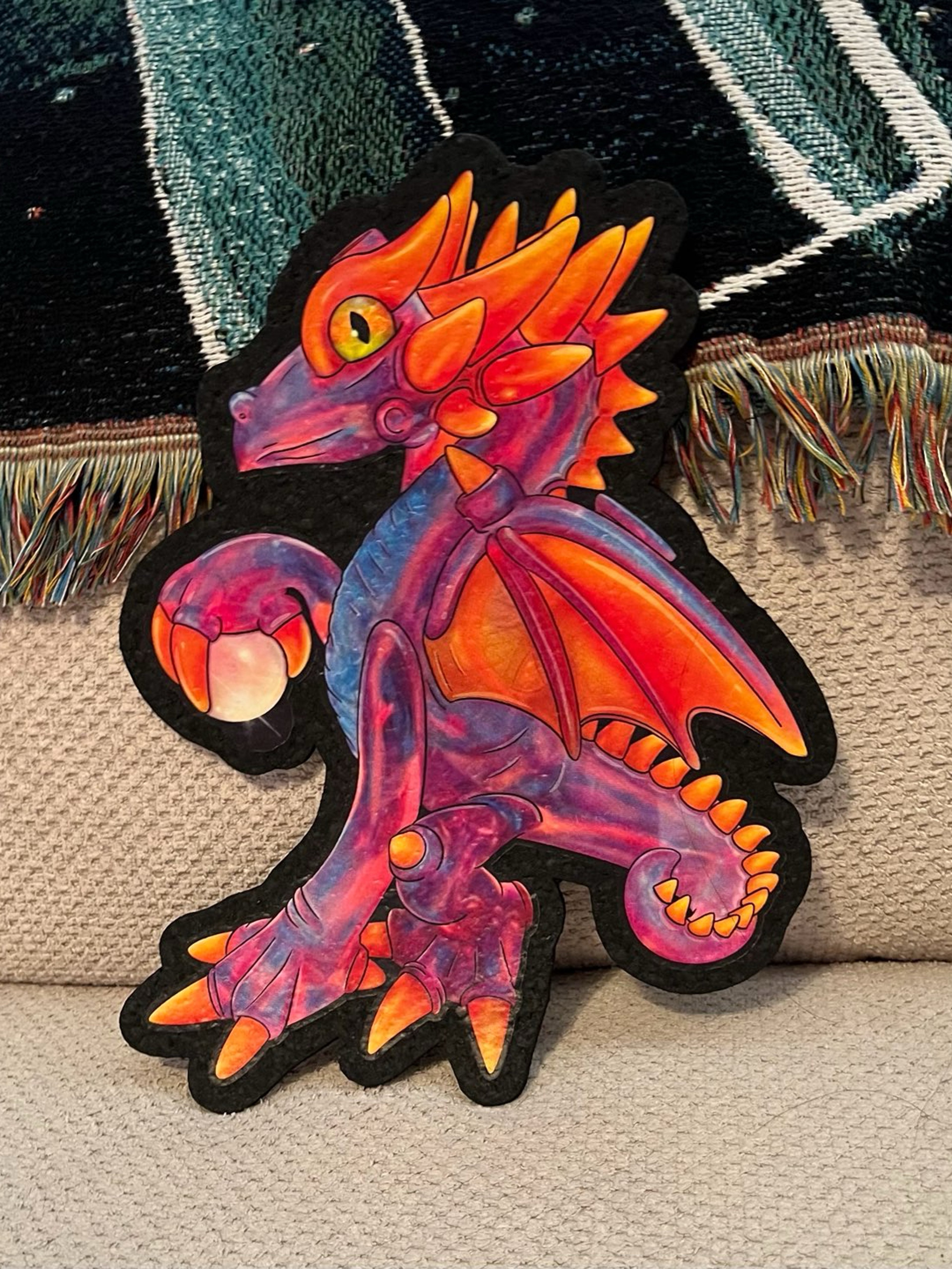 Preview pic of le420 Amber Dragon Mat by Moodmats x Mike Luna