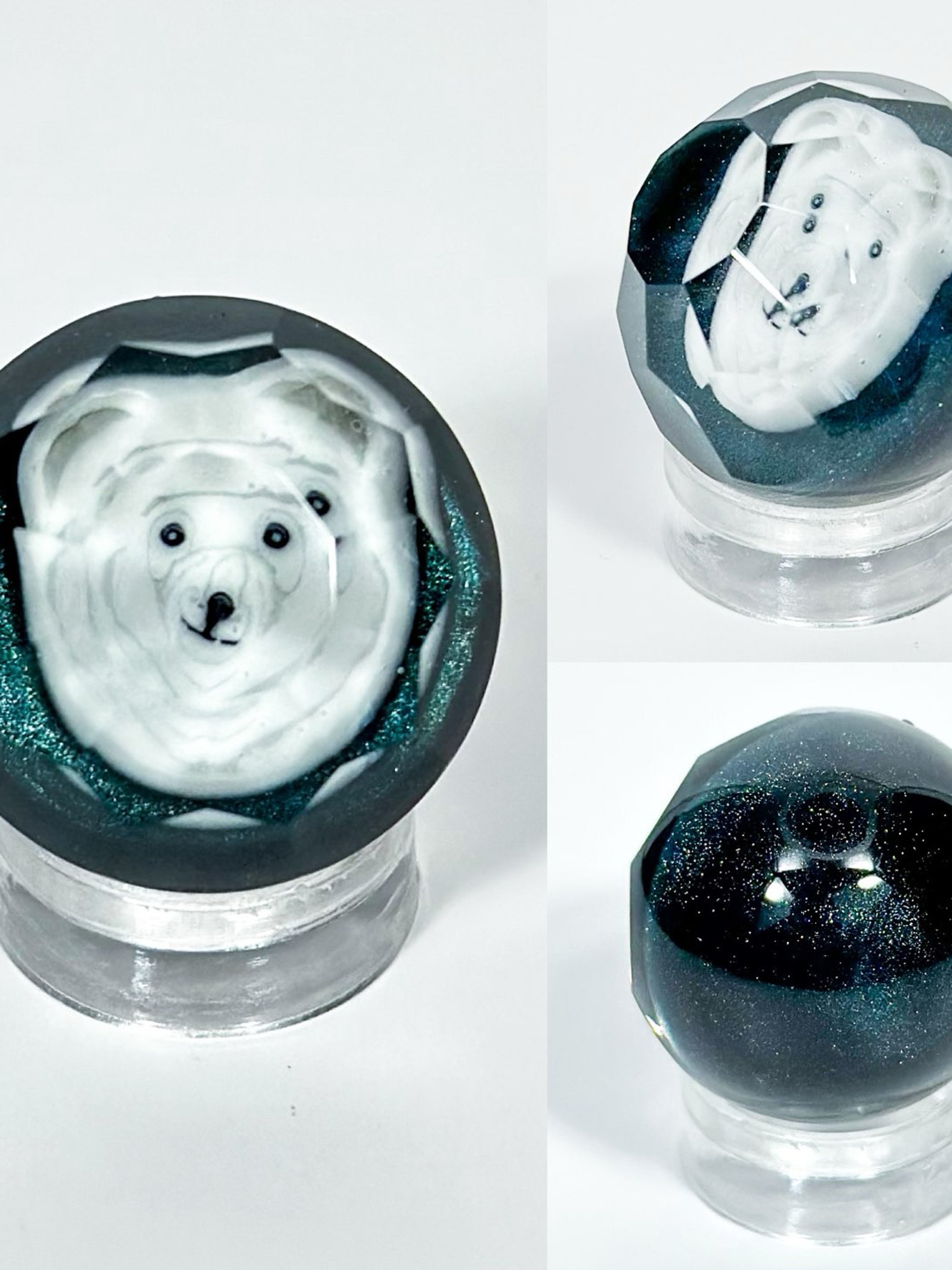 Preview pic of ‘Nanook’ Faceted Collab Marble