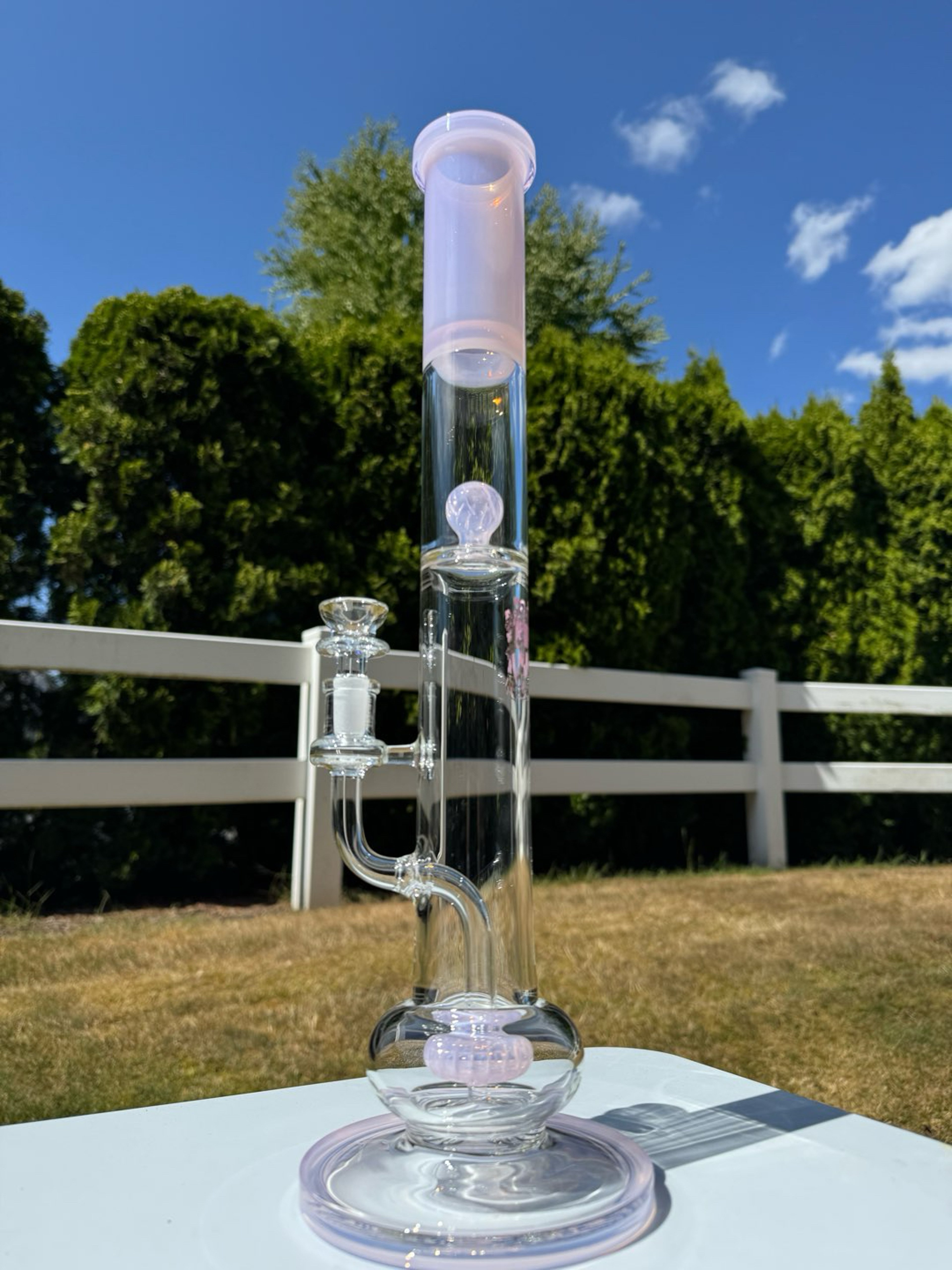 Preview pic of 16.5” Pink 44mm Straight Tube 14mm