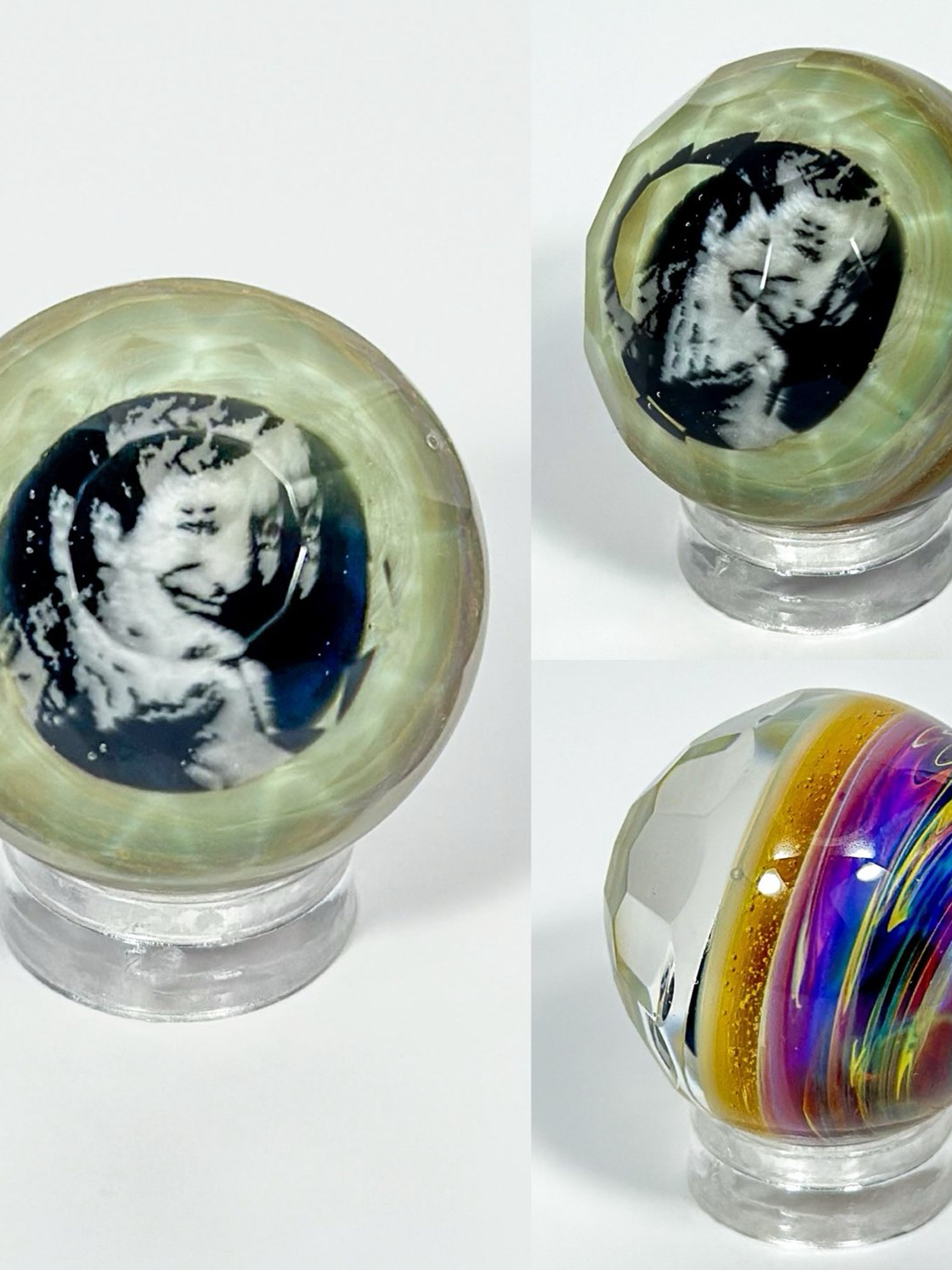 Preview pic of “Mr. Keating” Faceted Collab Marble