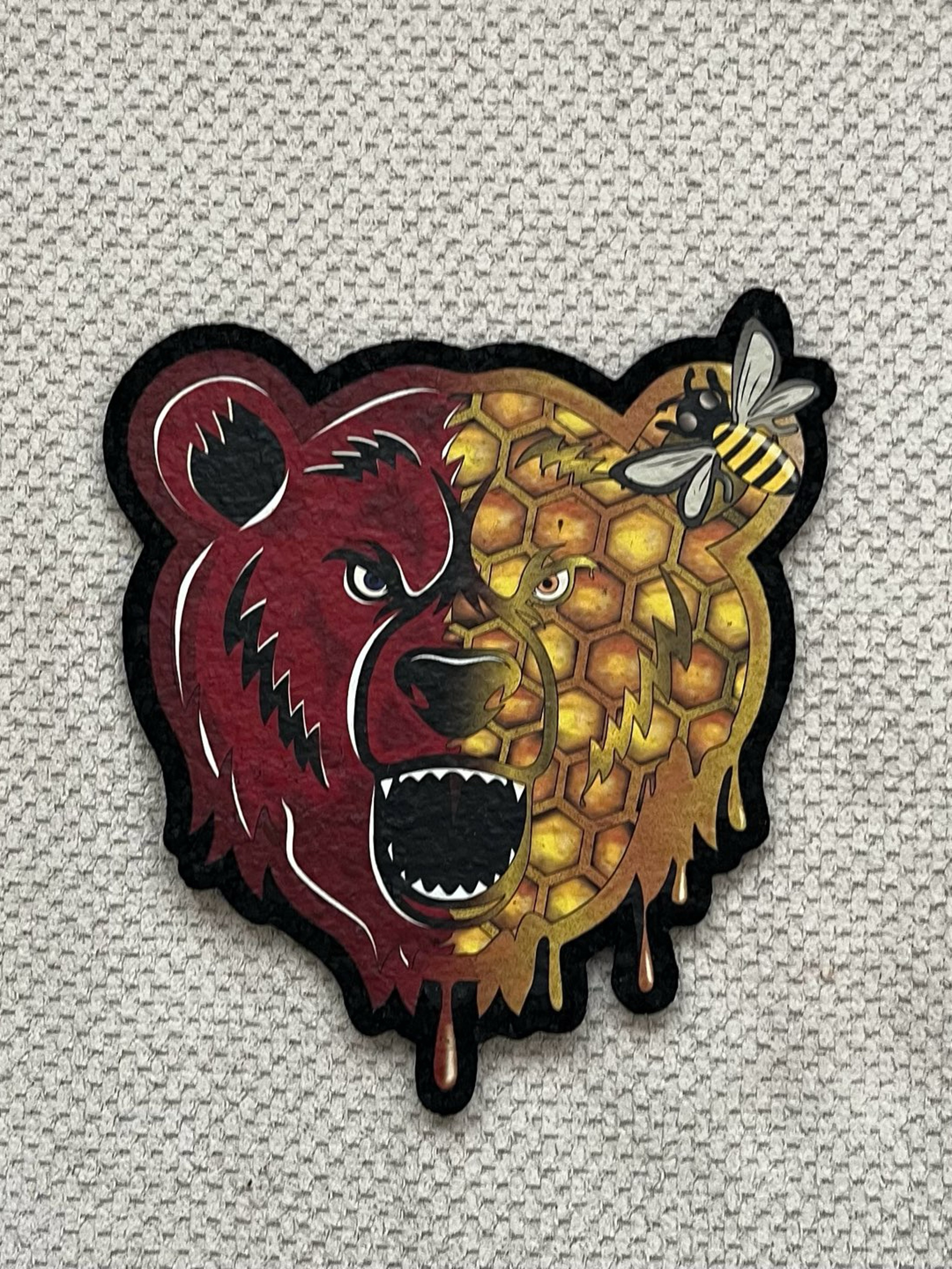 Preview pic of Bee Hive Bear Mat by Bear Quartz x Moodmats