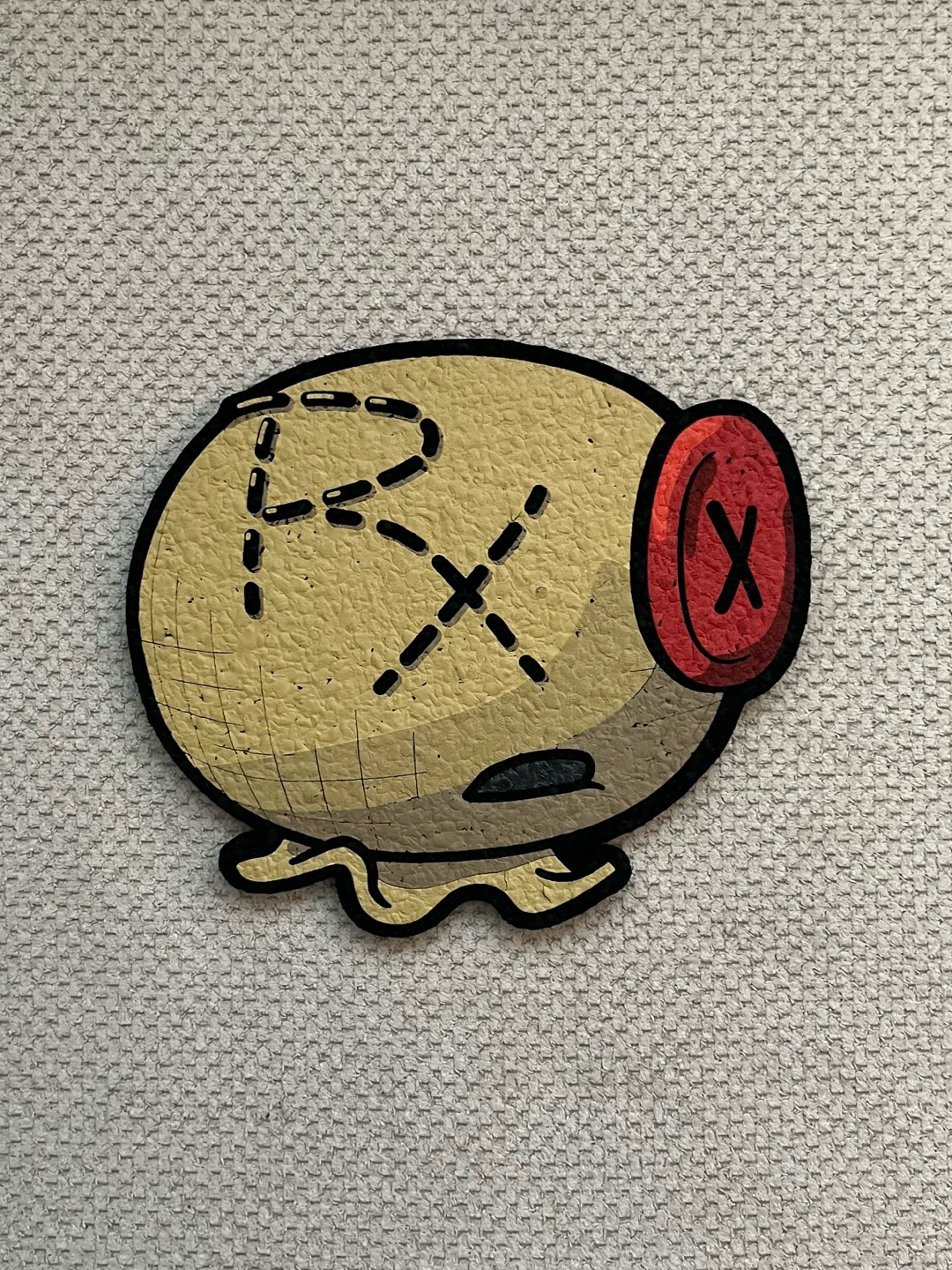 Preview pic of Voodoo Doll Head Mat by Moodmats x Muller Glass