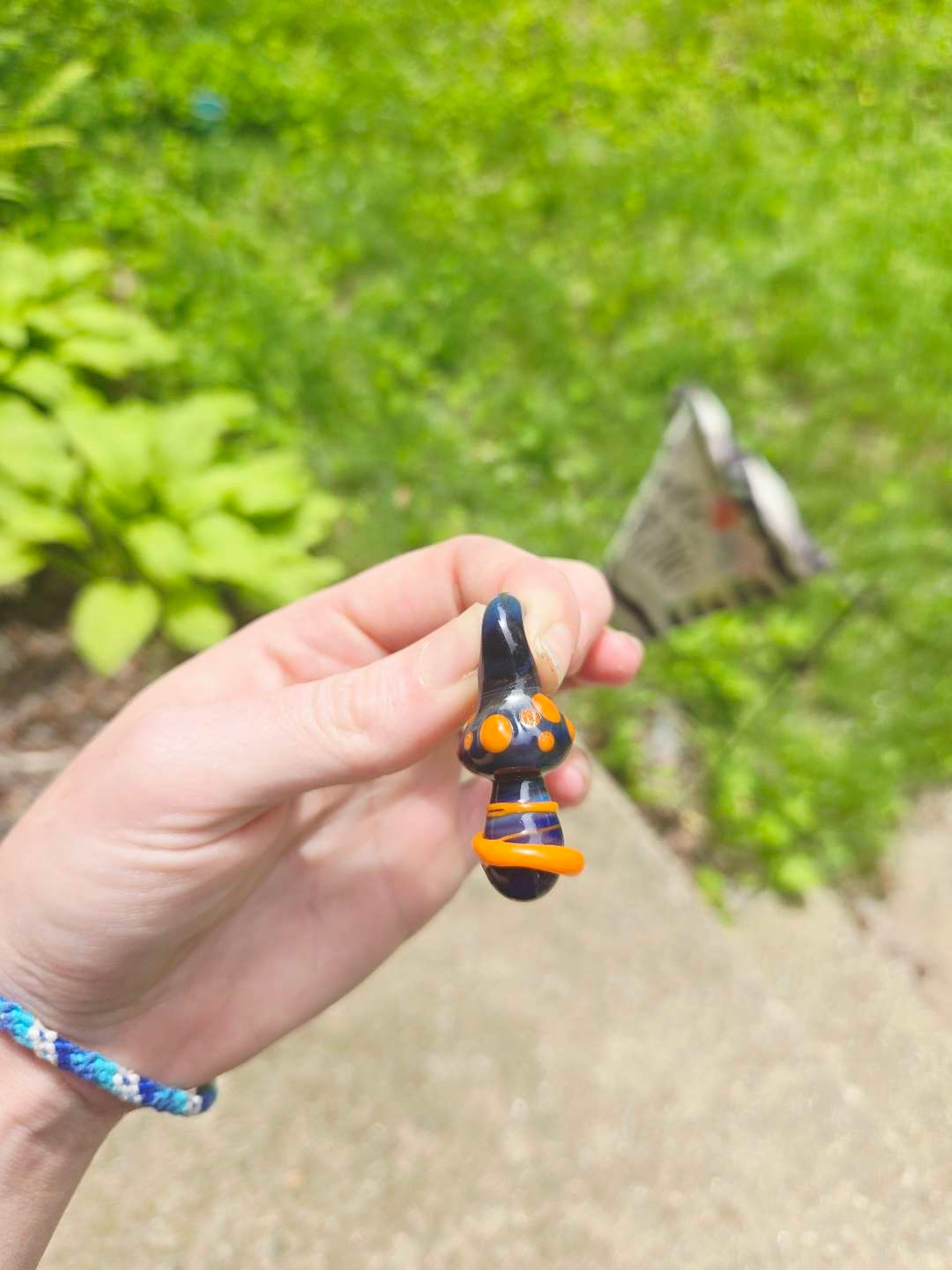 Preview pic of Wrapped Mushroom Pendant