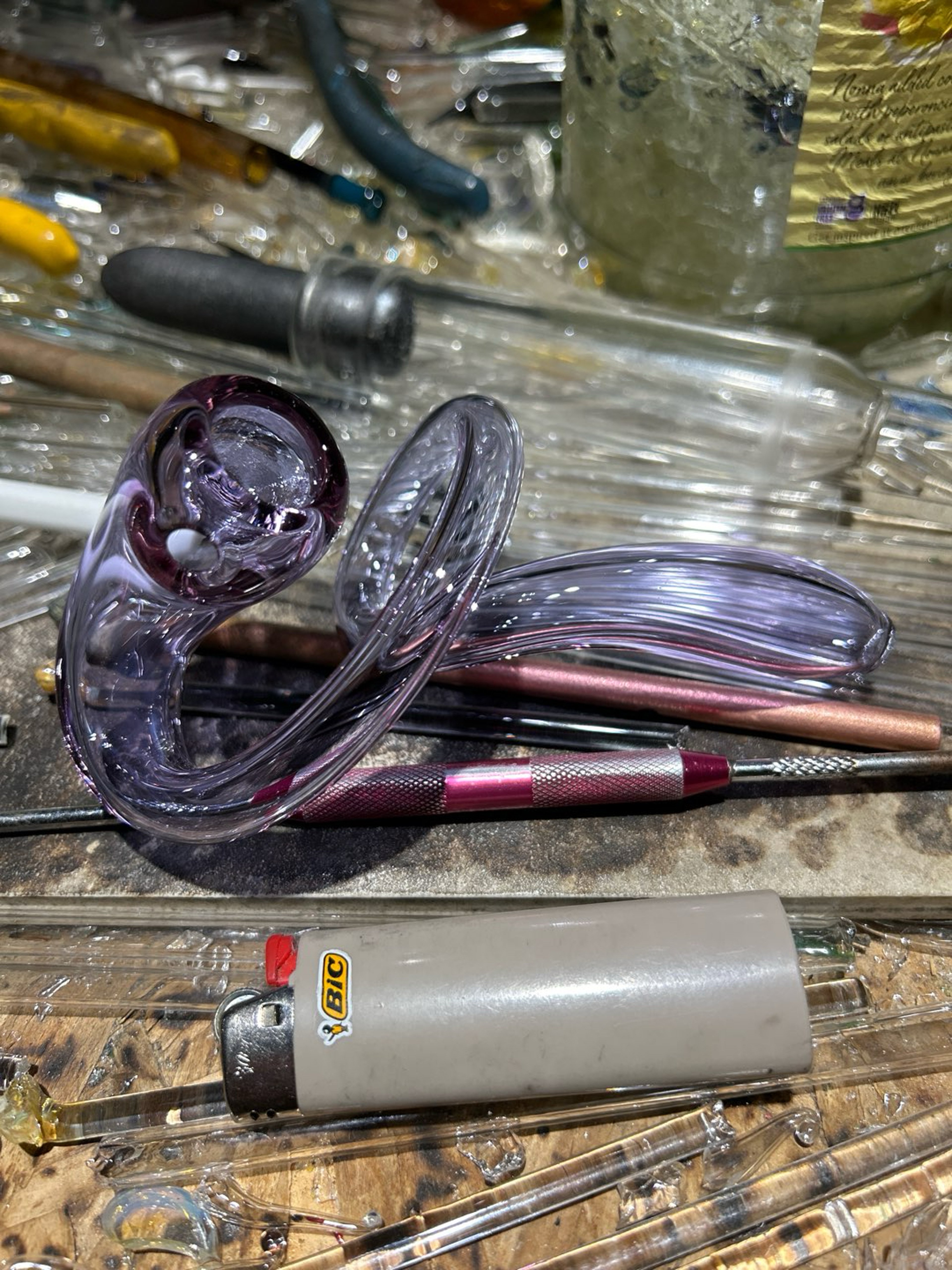 Preview pic of Transparent purple curlock