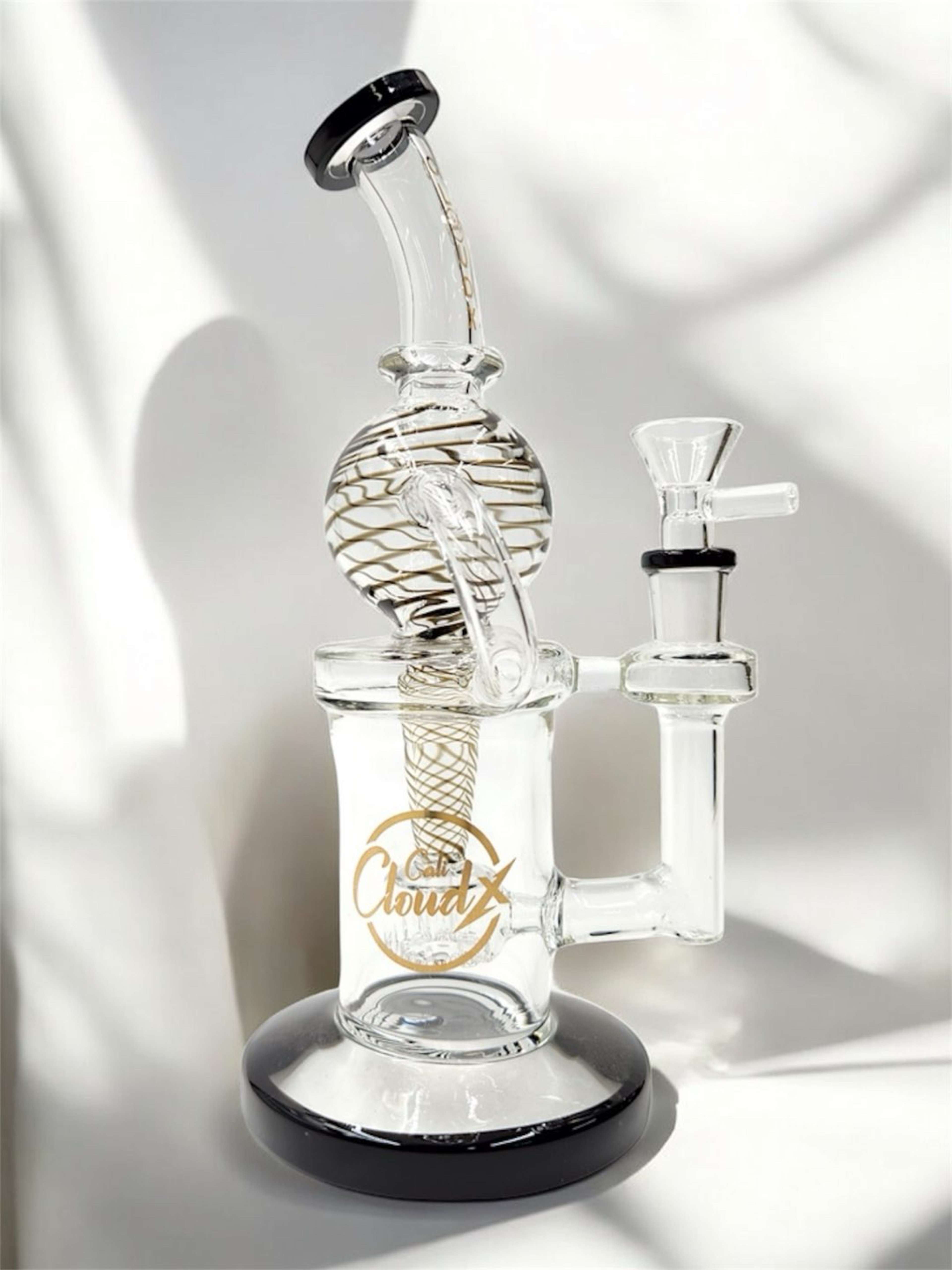Preview pic of 10" Cali CloudX Dome Circ Perc Recycler in Black