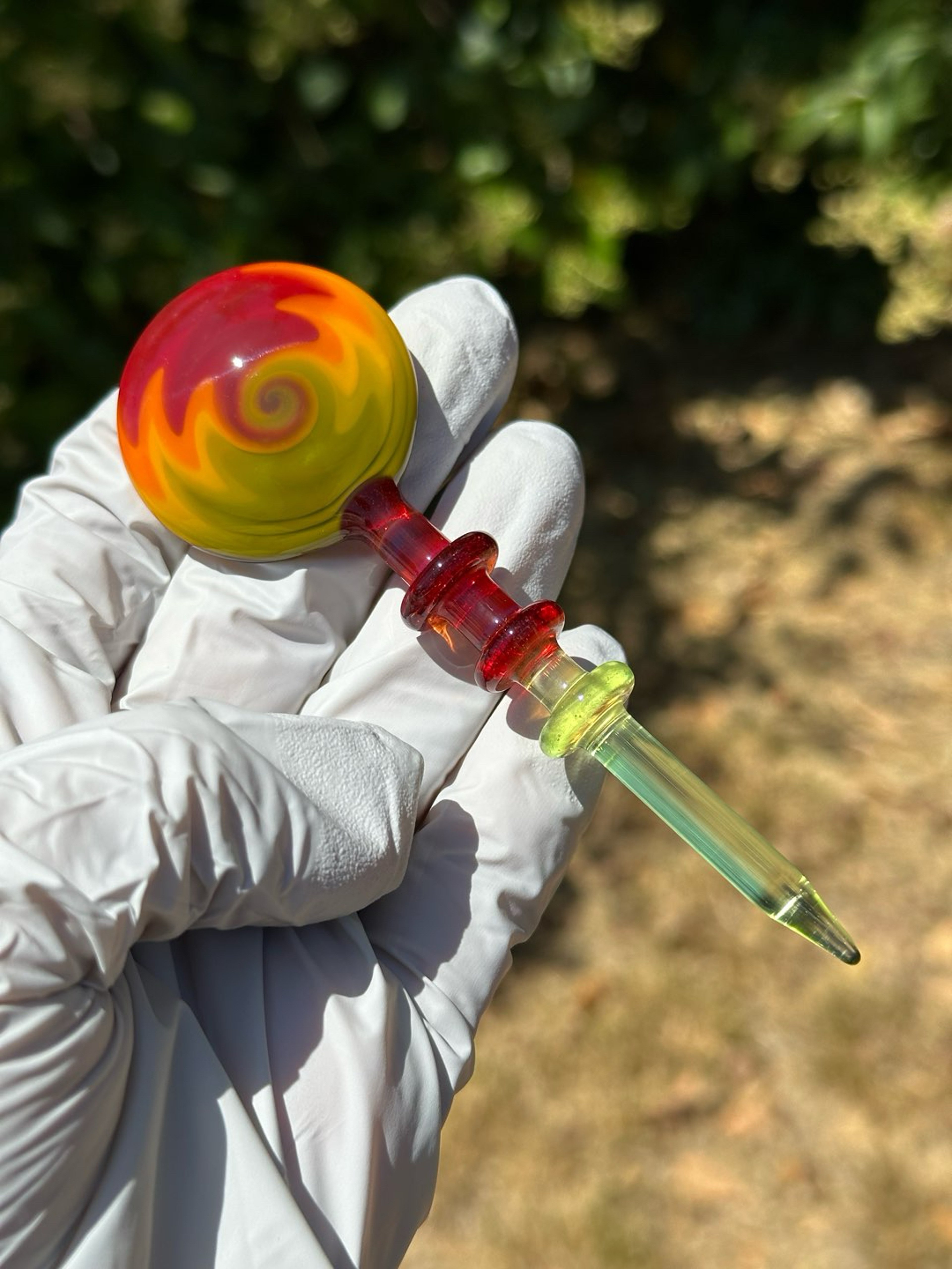 Preview pic of Wig Wag Lollipop Dabber By Undertow Glass