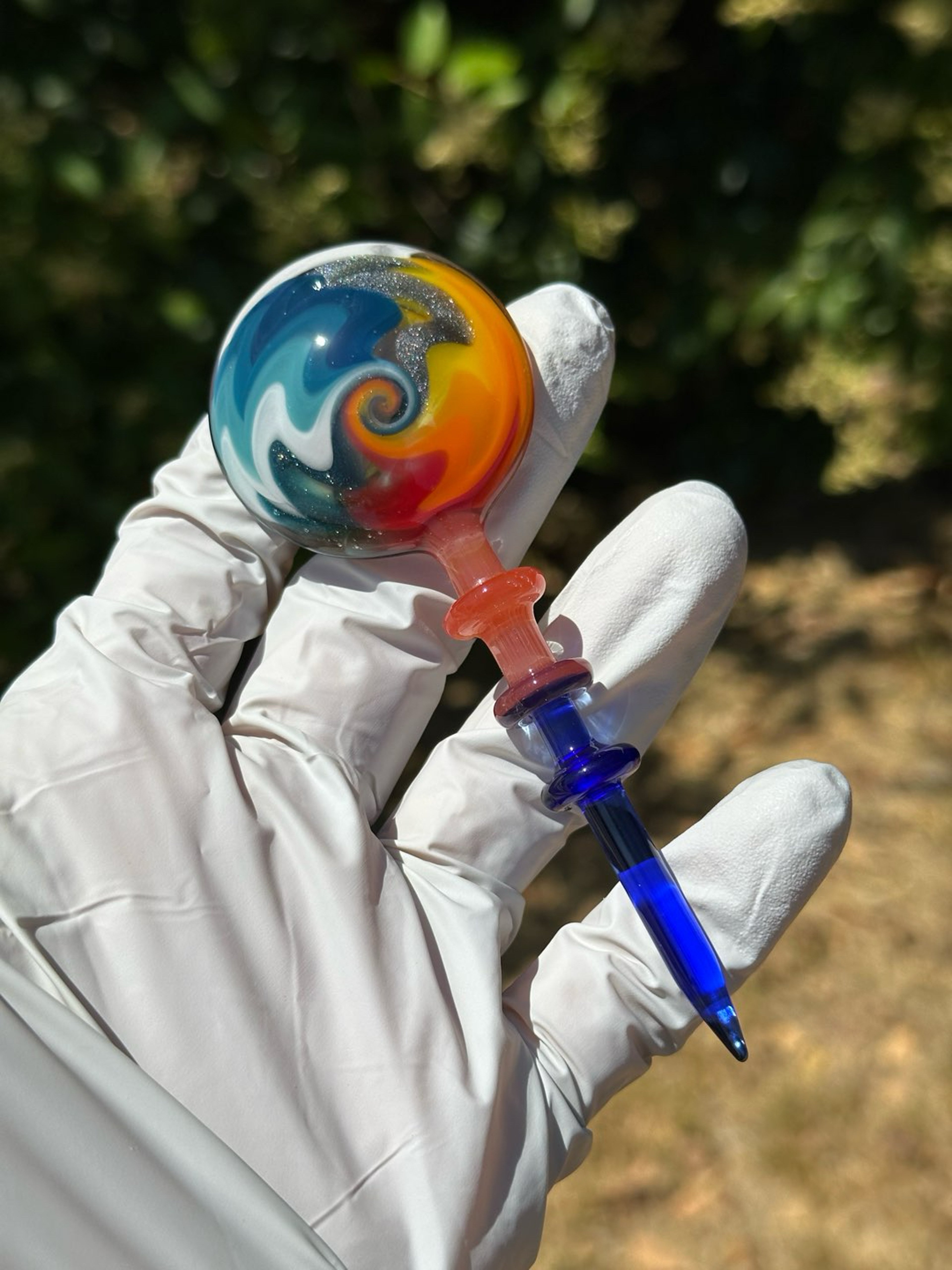 Preview pic of Wig Wag Lollipop Dabber By Undertow Glass