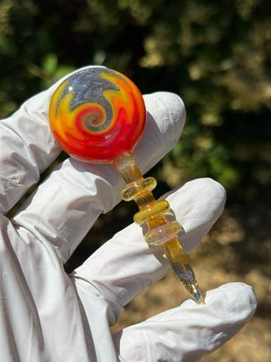Preview pic of Wig Wag Lollipop Dabber By Undertow Glass