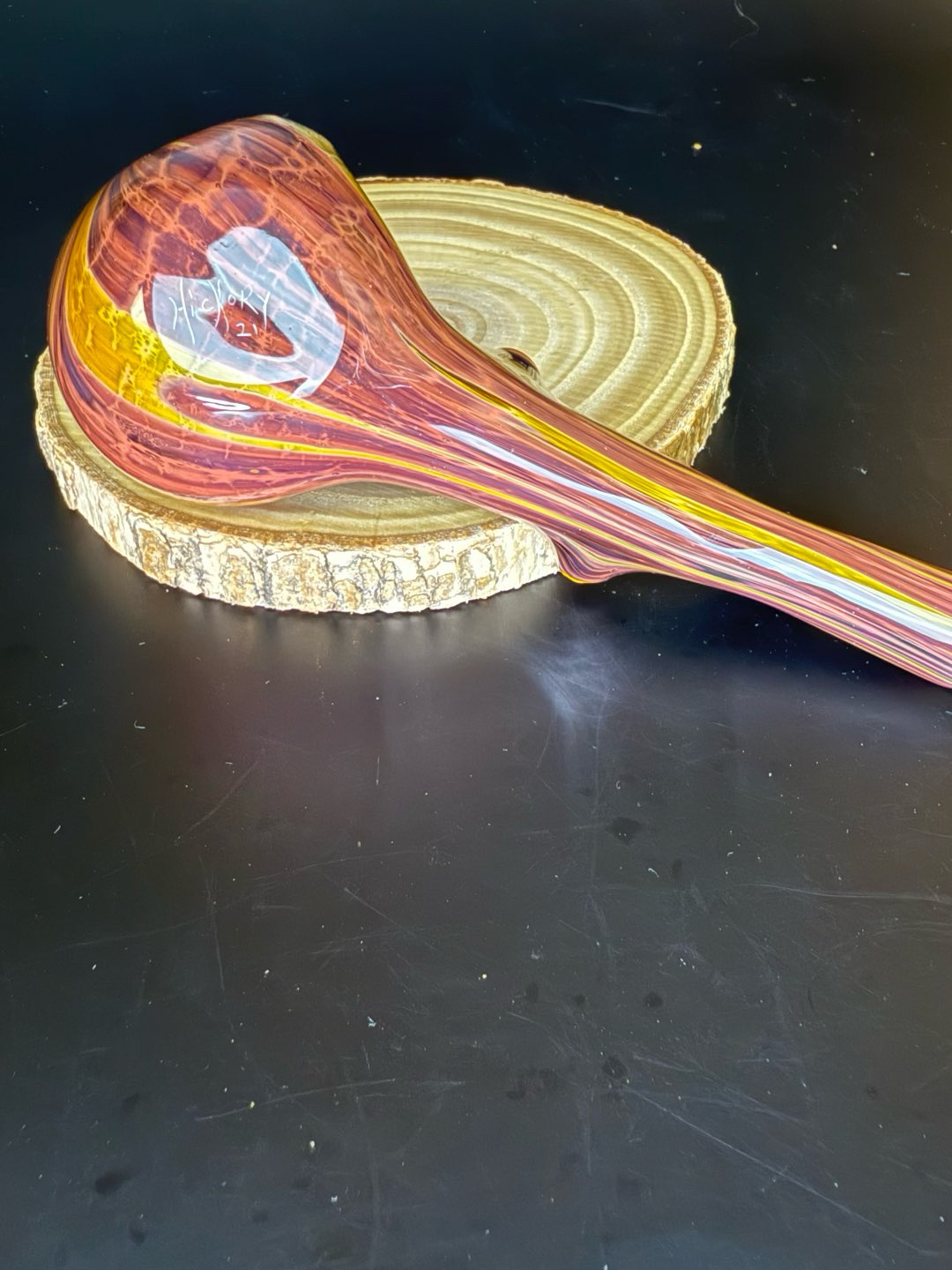 Preview pic of Never Used Signed Hickory Spoon