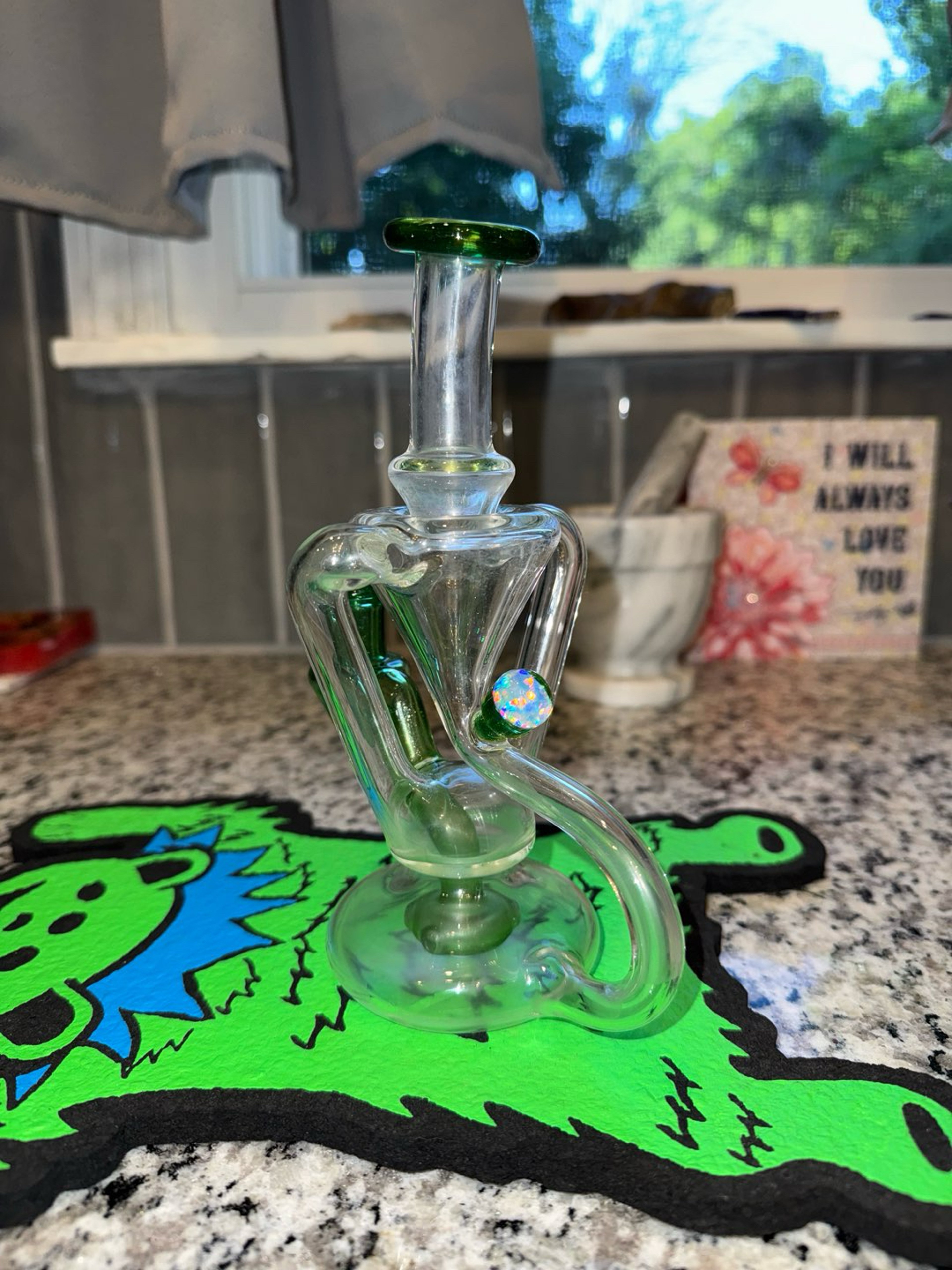 Boogie glass dual uptake recycler image 0