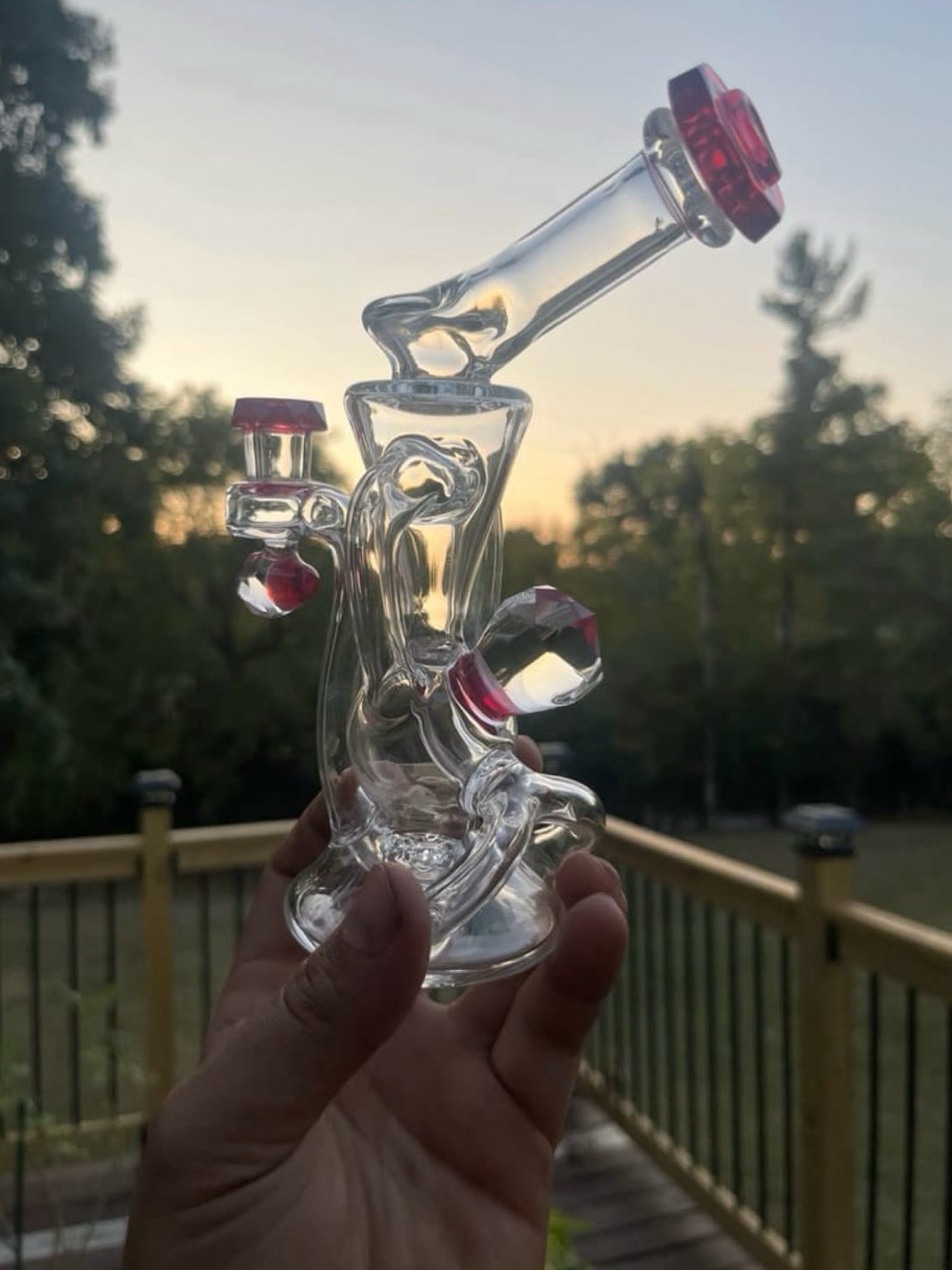 Preview pic of Anton glass dual drain recycler
