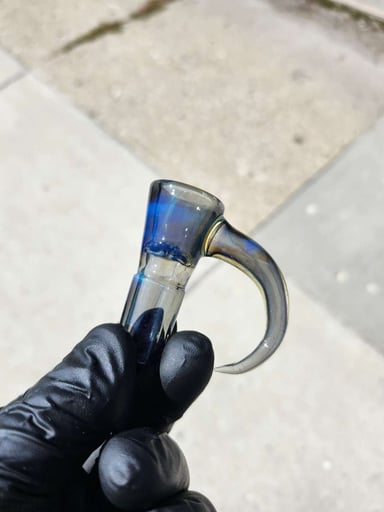Preview pic of URE GLASS 18MM FULLY WORKED 4-HOLE SLIDE