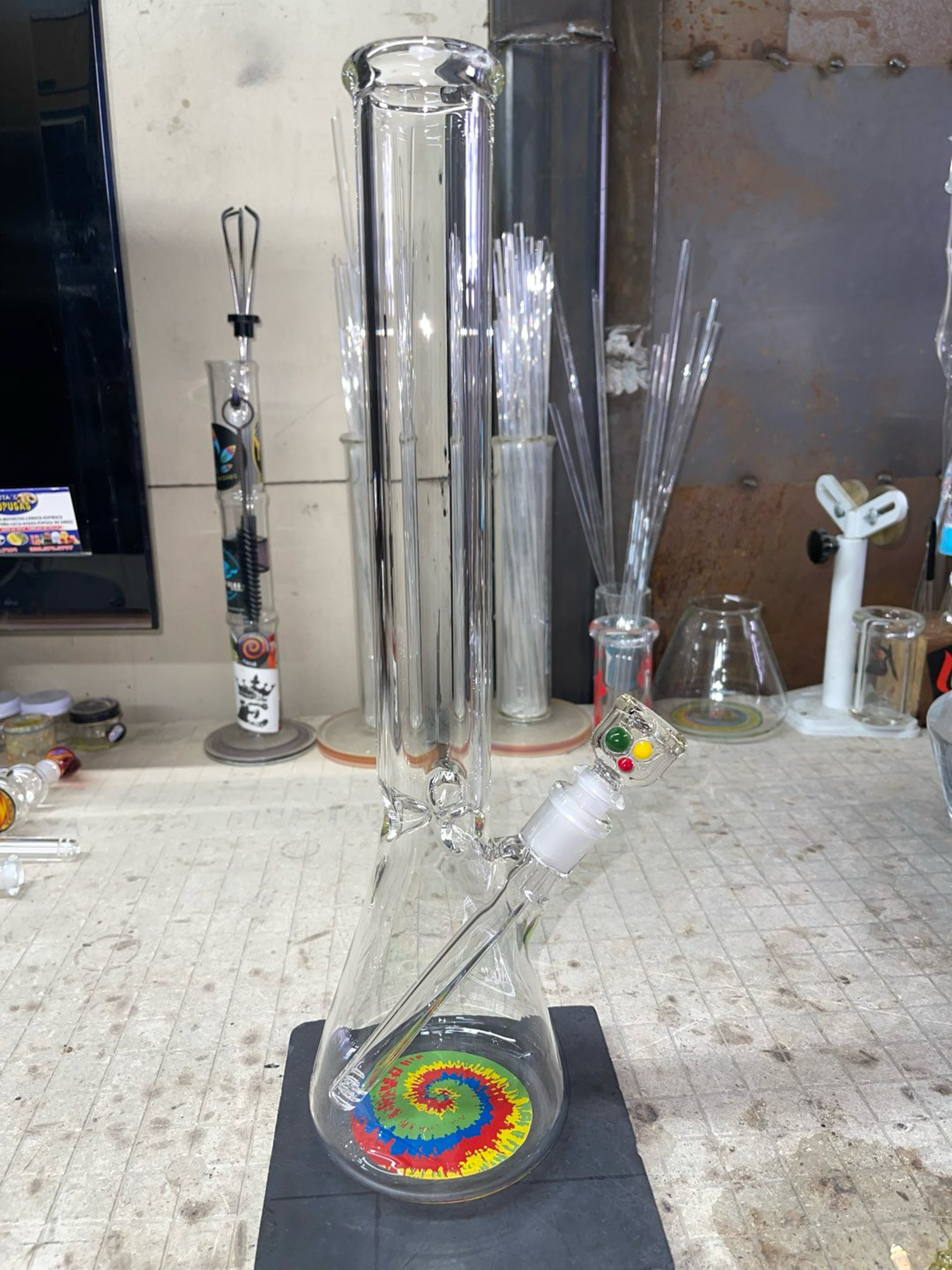 Preview pic of Rasta decal, 16”x44mm, 1 hole 14mm slide