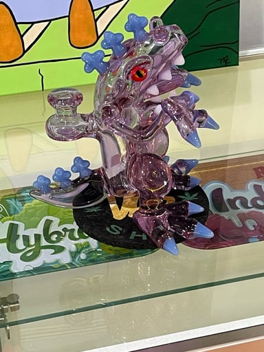 Preview pic of Chronic Glass “Reptar” Rig Purple