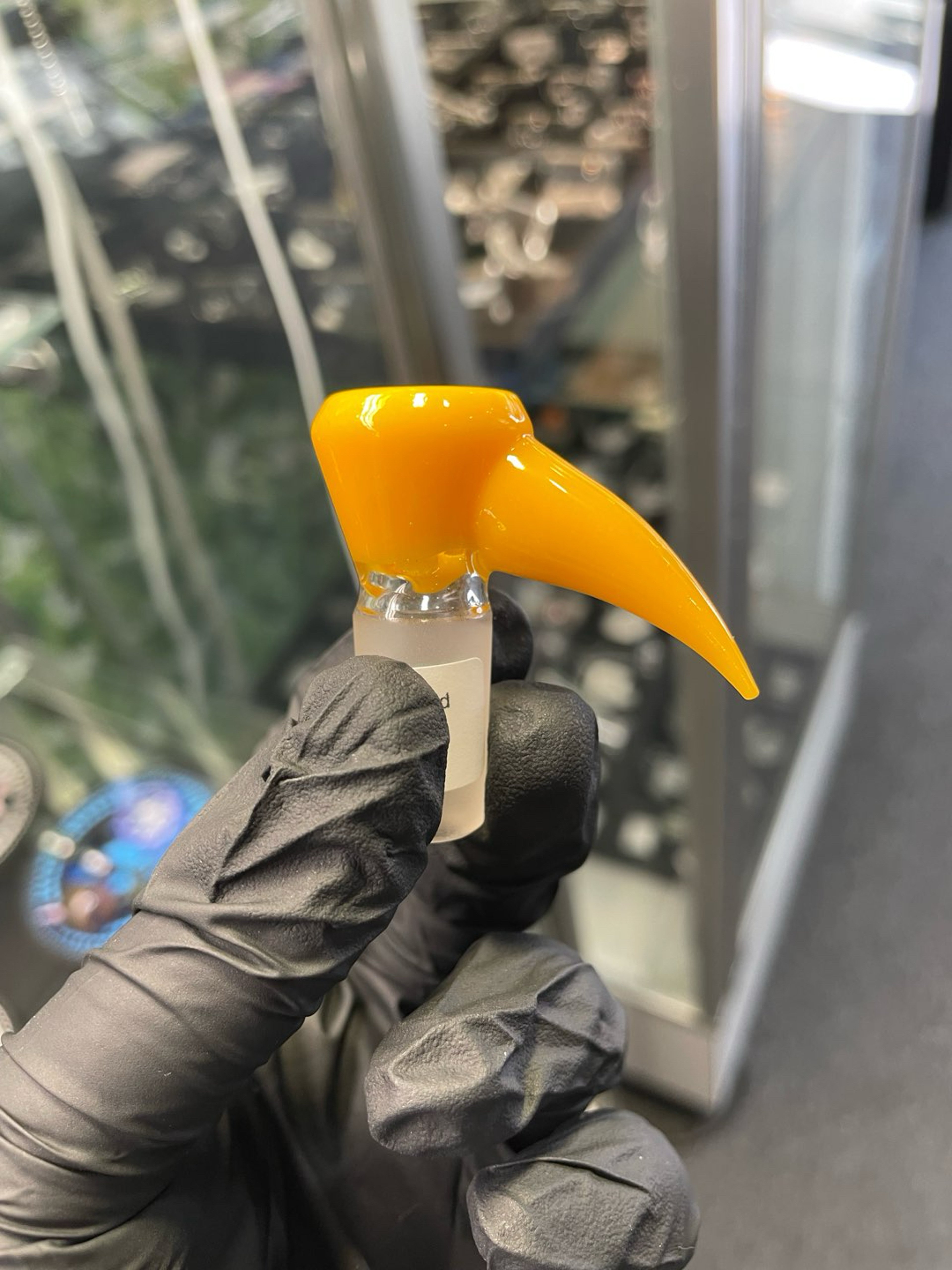 Preview pic of Horn Screened Small Slide, Golden Rod