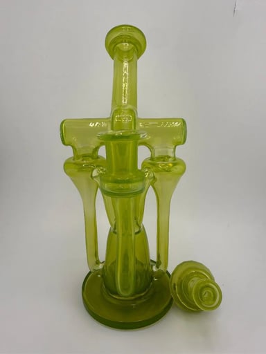 Preview pic of Domer Glass Dual Recycler Quad Uptake w/ Dumper 10mm