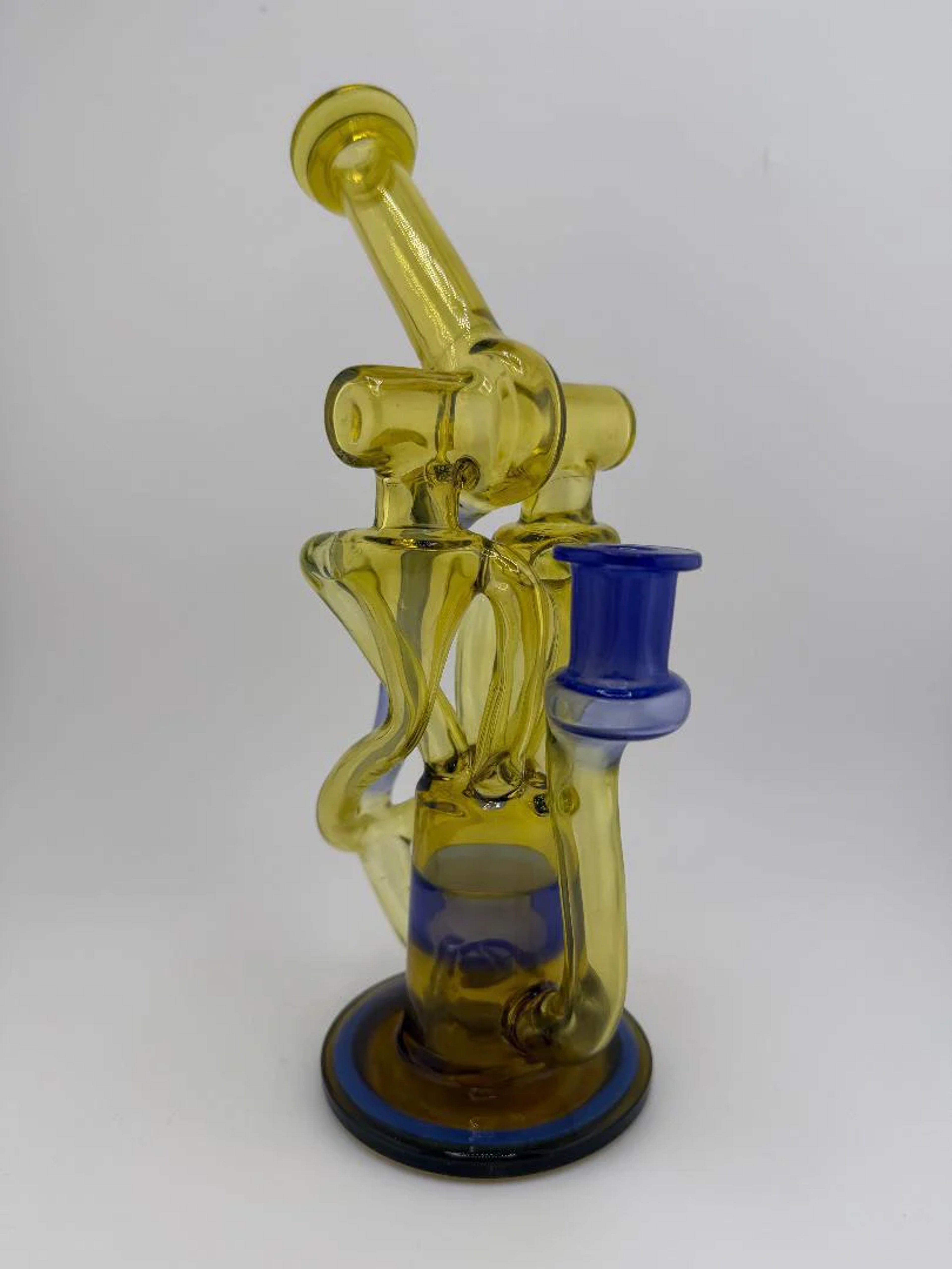 Preview pic of Domer Glass illuminati  Double Recycler Quad Uptake w/ Bubble Dumper 10mm