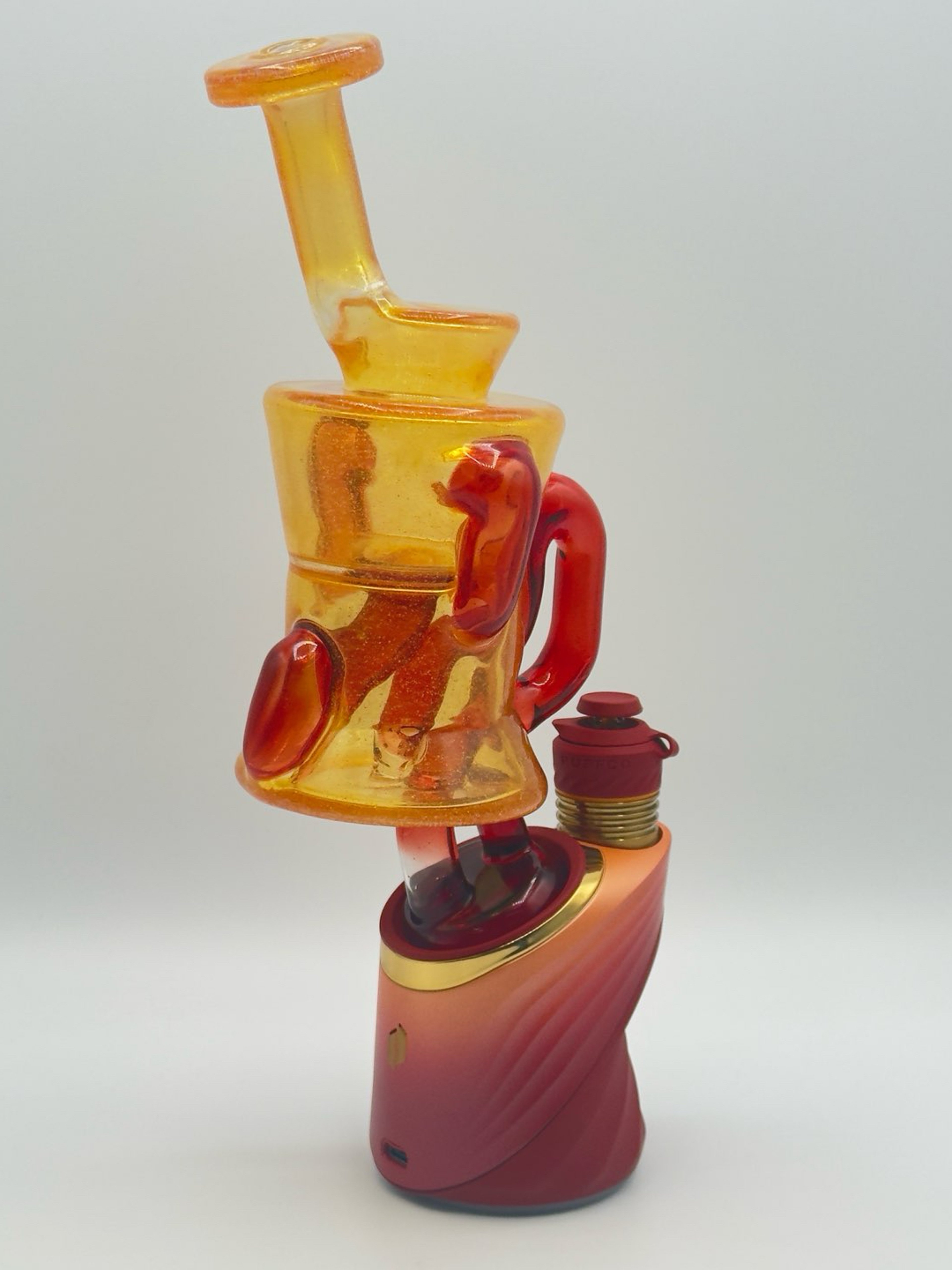 Rowdy Glass Puffco Peak Gillcycler Daybreak Colormatch image 0