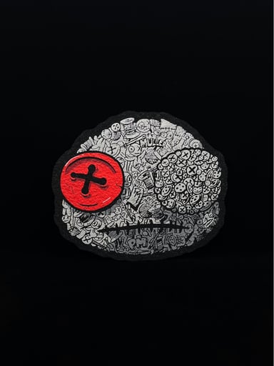 Preview pic of le420 Red Eye Mat by Muller Glass x Moodmats