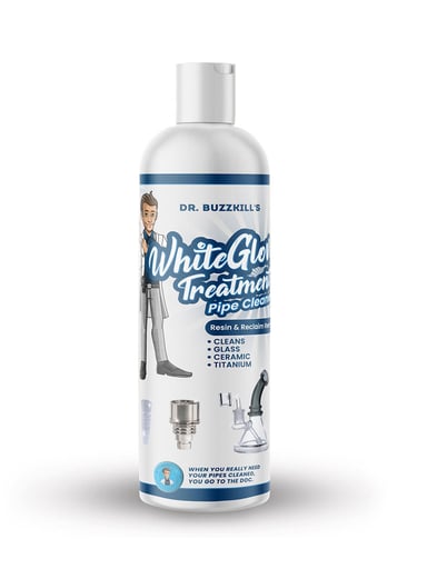 Preview pic of Dr. Buzzkill's White Glove Treatment Pipe Cleaner 16oz