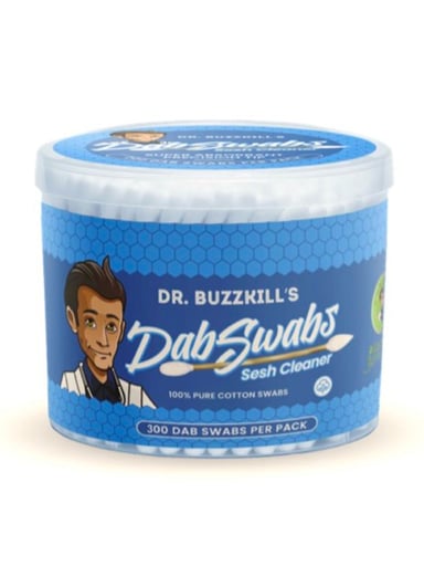 Preview pic of Dr. Buzzkill | 300ct Dab Swab Tub