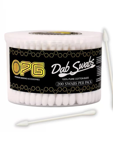 Preview pic of OPG Premium Cotton Dab Swabs 200ct