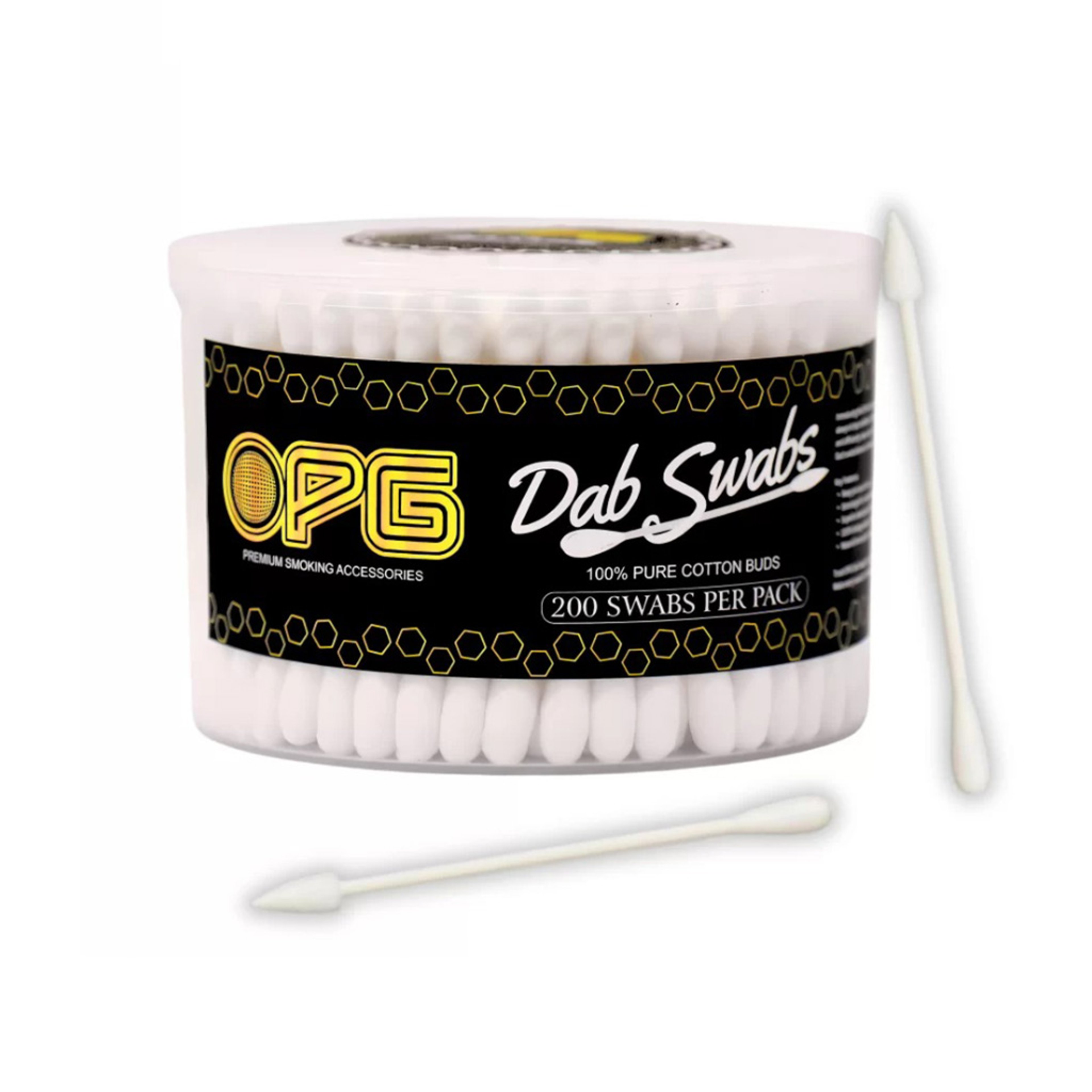 Preview pic of OPG Premium Cotton Dab Swabs 200ct
