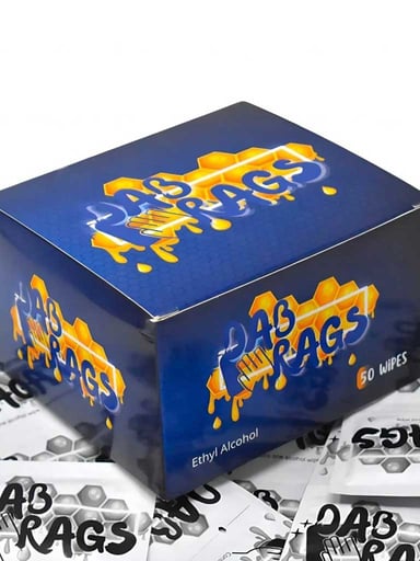 Preview pic of Dab Rags Ethyl Alcohol Wipes 50ct