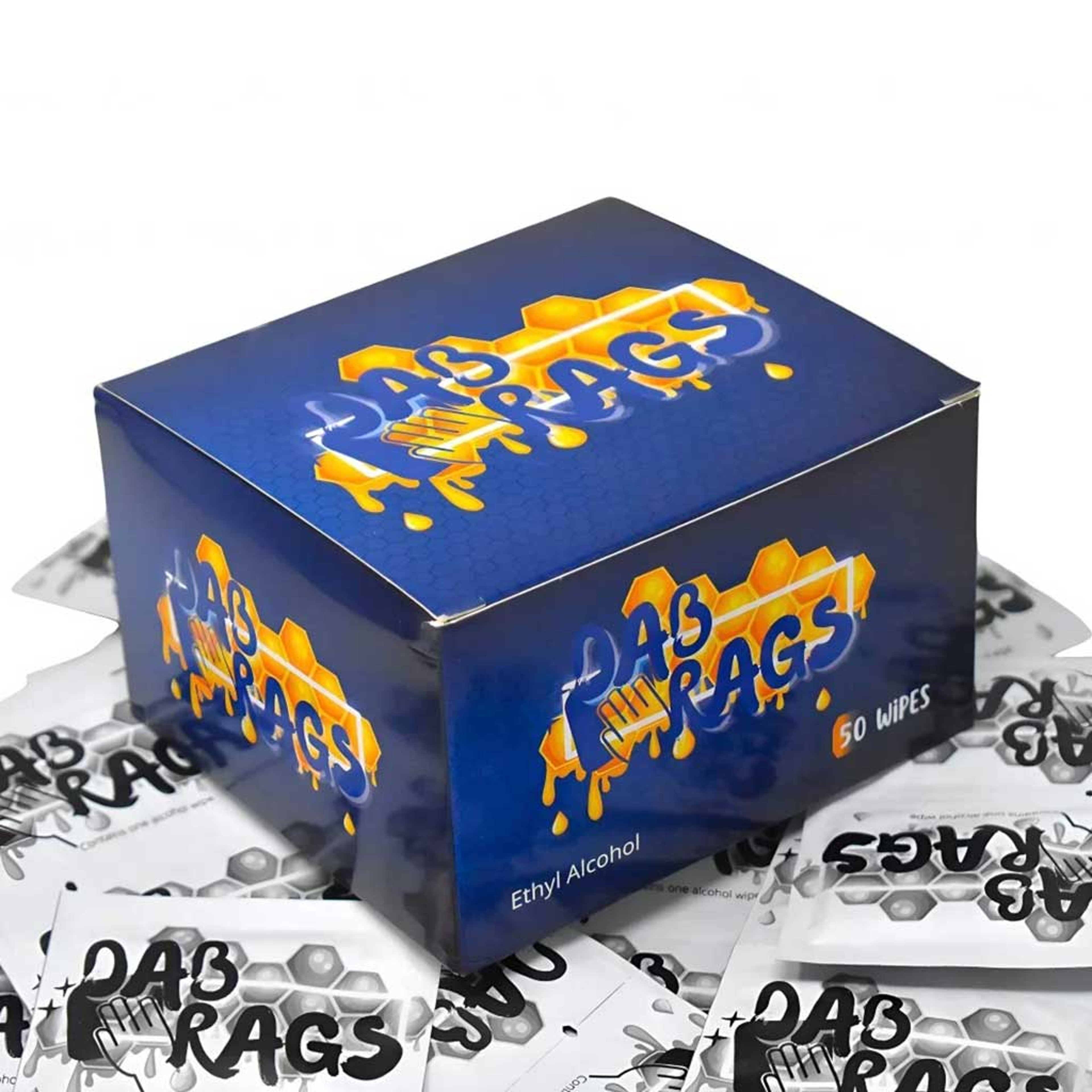 Dab Rags Ethyl Alcohol Wipes 50ct image 0