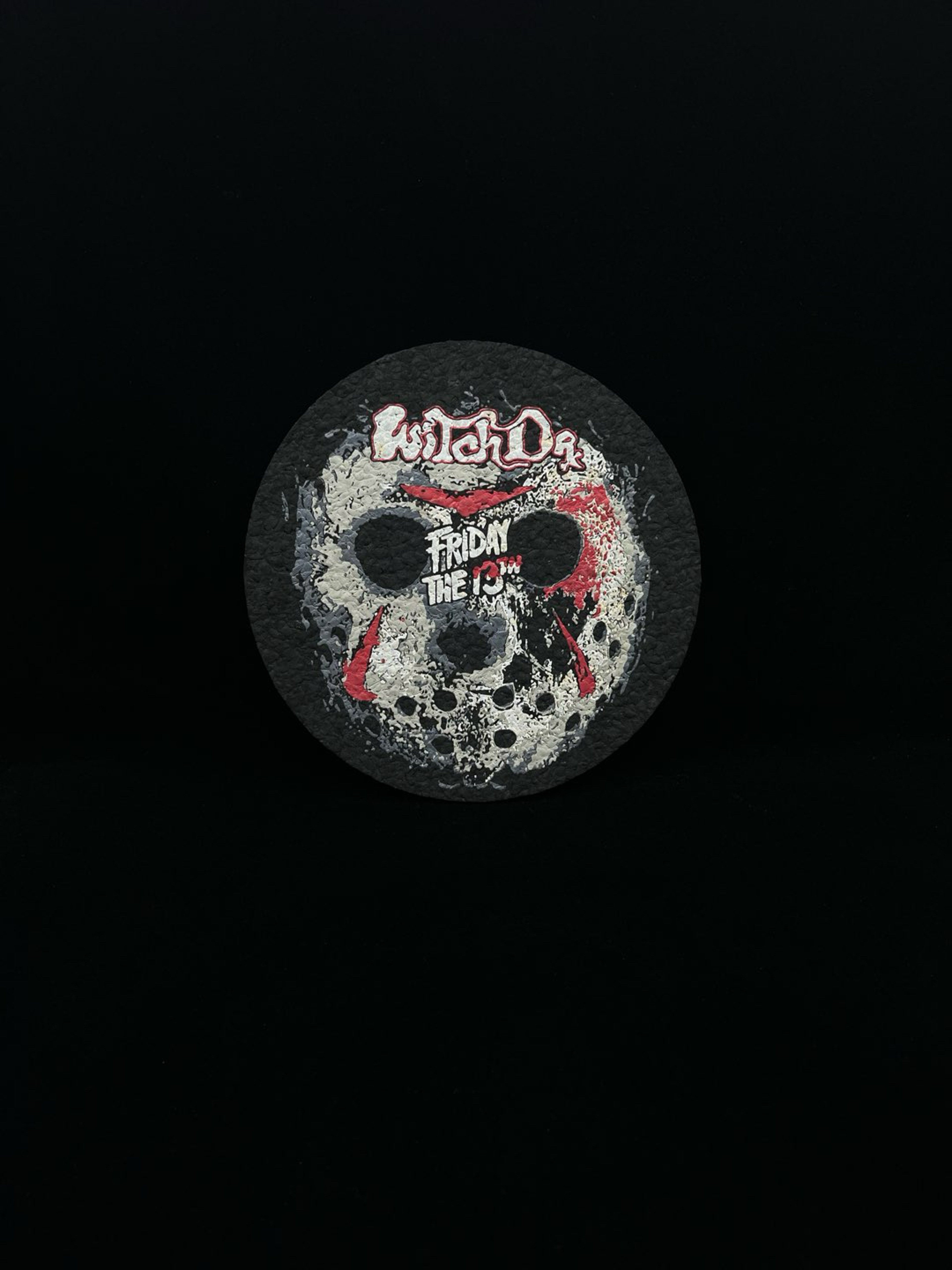 Friday the 13th 8” Round Mat by Moodmats x Witch Dr image 0