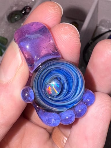 Preview pic of Scooter Glass Vortex Hand Pendant
