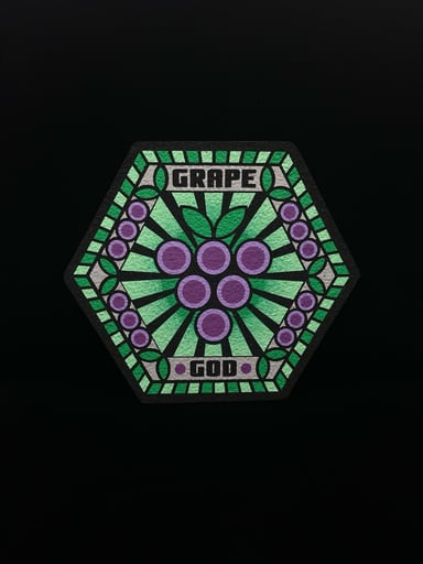 Preview pic of Hexagon Grape God Mat by Grape God x Moodmats