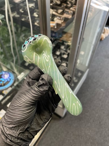 Preview pic of Olour Scribble Dot Pipe Green