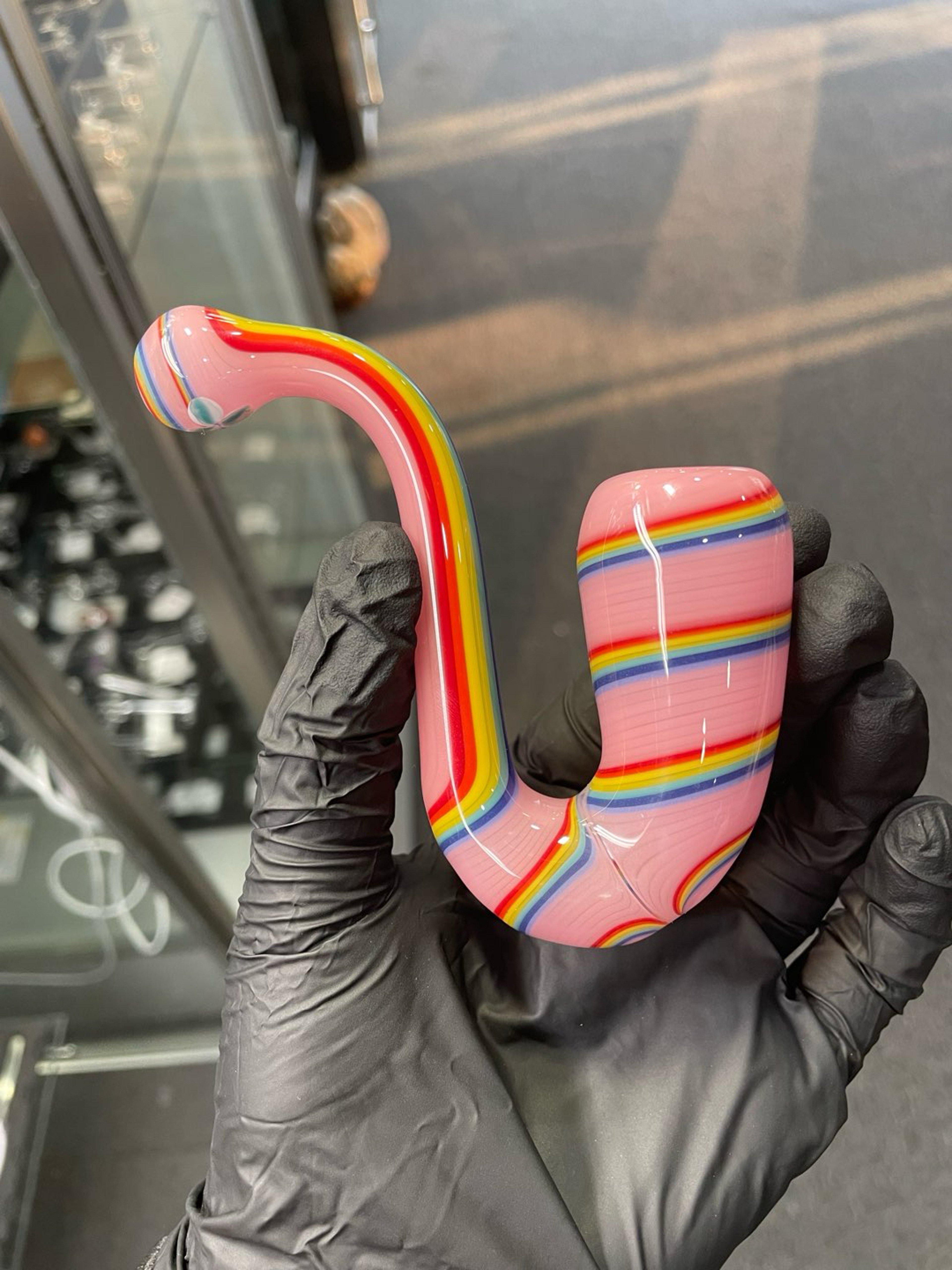 Preview pic of Jem Glass Linework Sherlock Pink