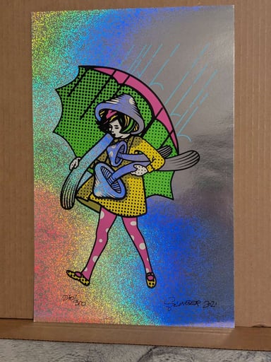 Preview pic of Slinger Mushroom Girl UV Foil
