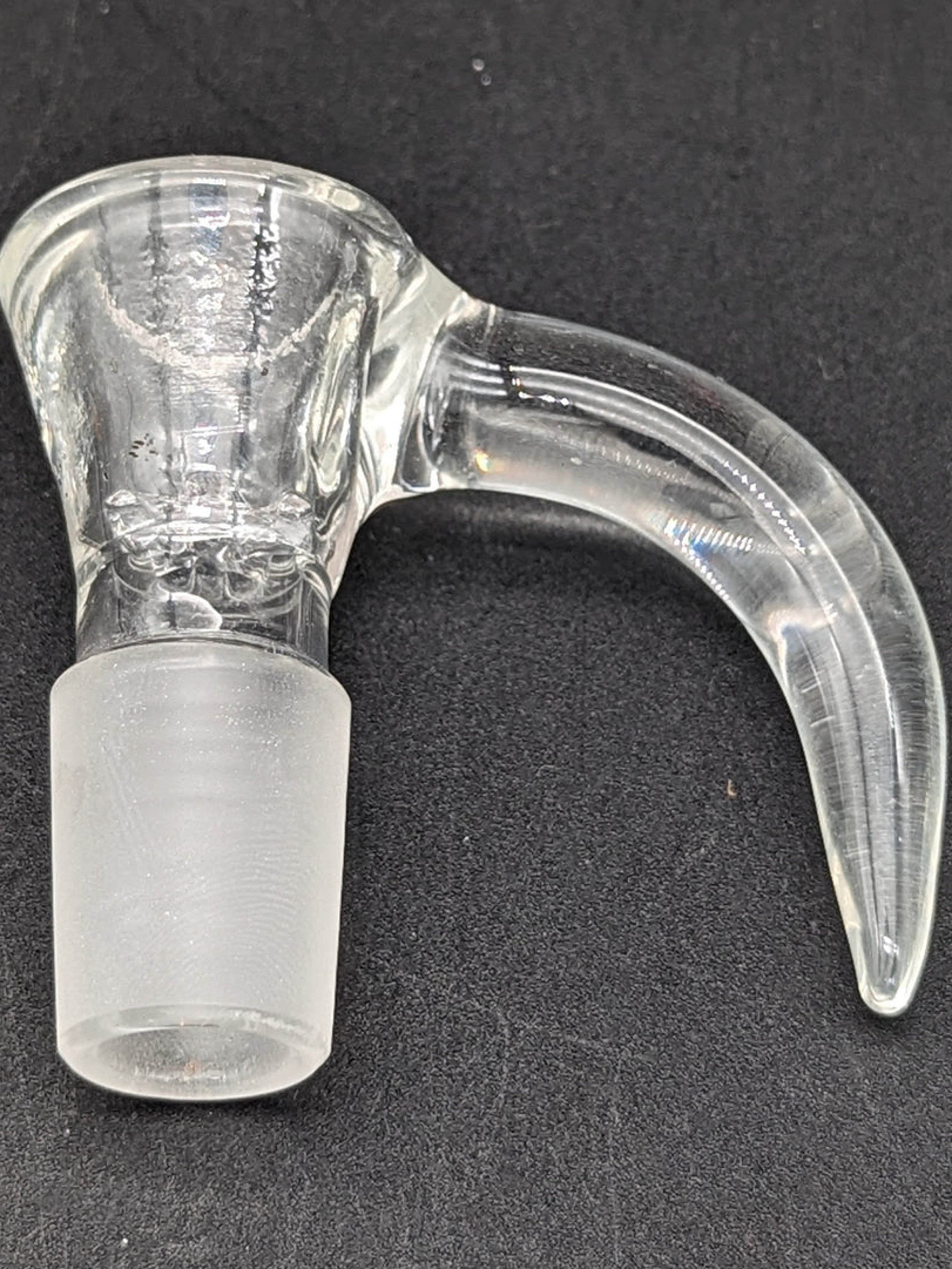 Preview pic of 6-Hole Greek Glass Horn 18mm Slide