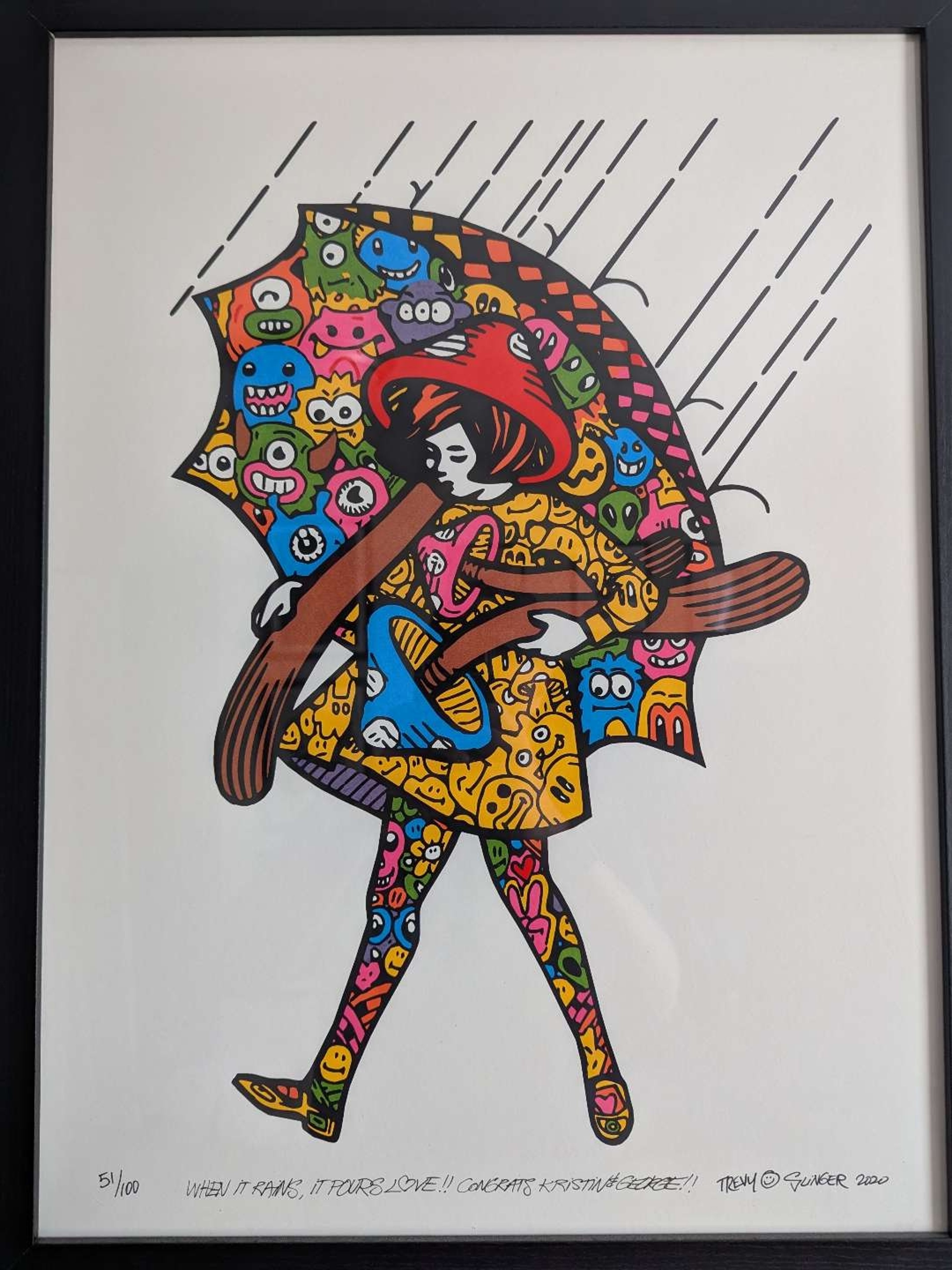 Preview pic of Custom signed Trevy X Slinger print
