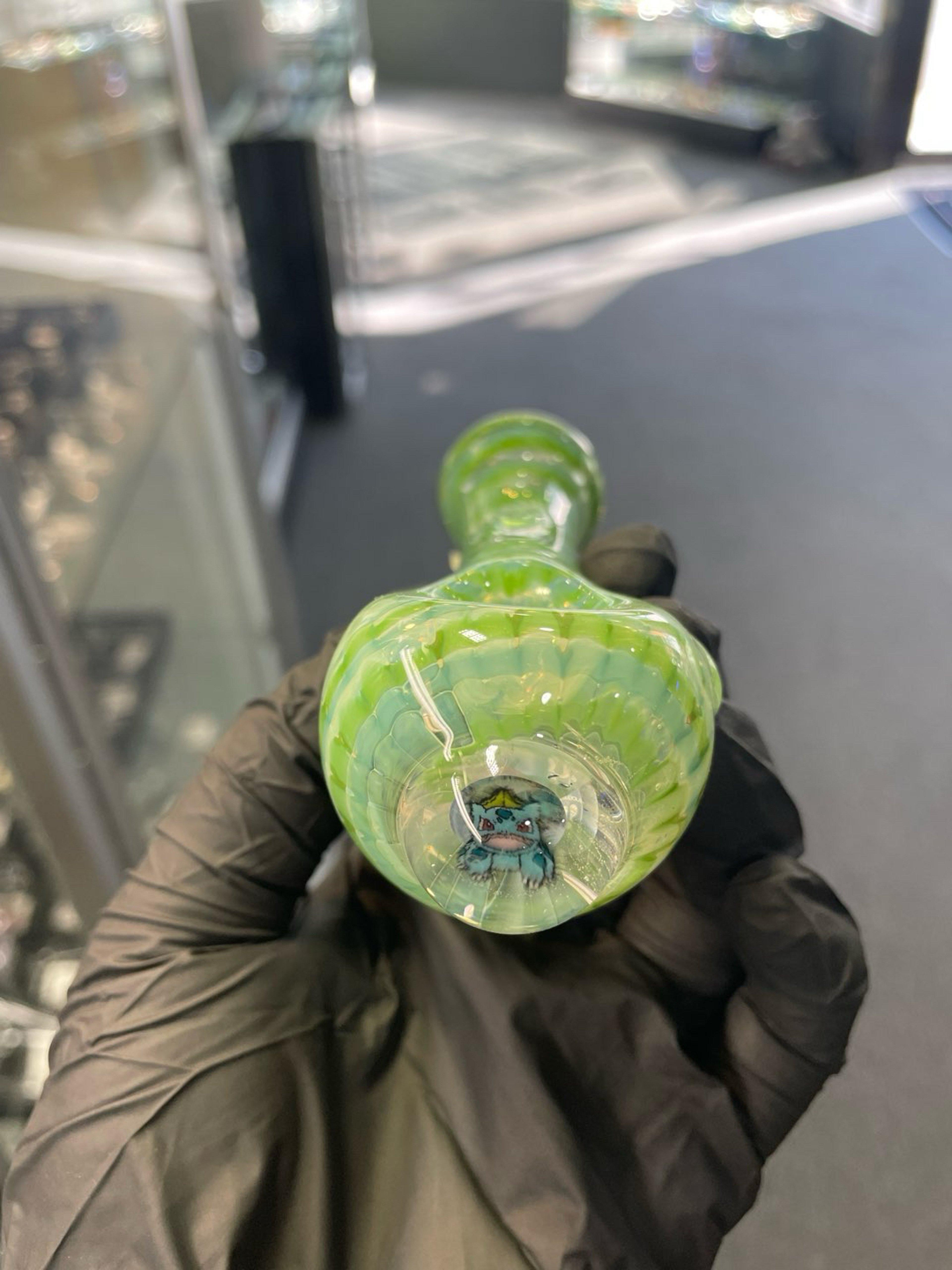Preview pic of Willstar x Blotter Glass Wrap and Rake Spoon Bulbasaur