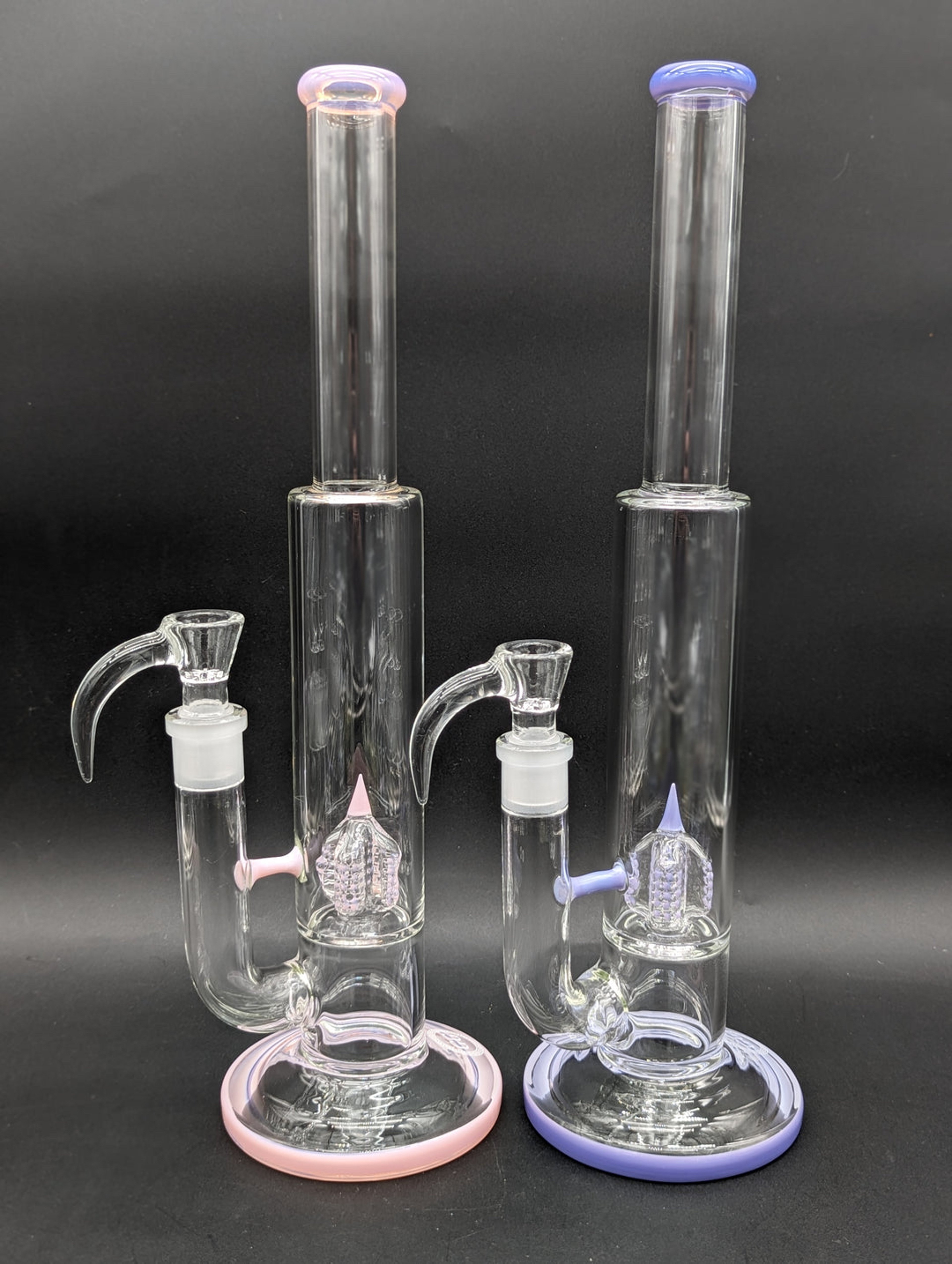 Preview pic of GREEK GLASS INVERTED 4 TUBE BONG