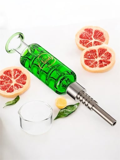 Preview pic of Cali CloudX LIQUID-X 🍋‍🟩 Freezable Nectar Collector in Lime Green