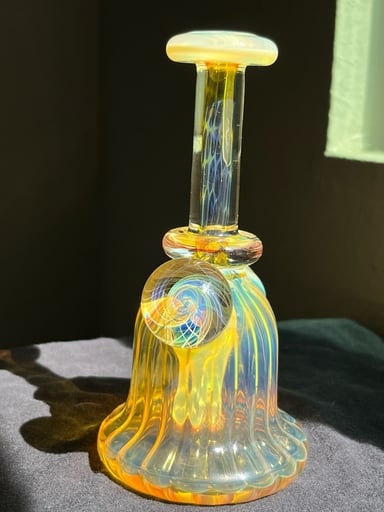 Preview pic of Worm Glass 10mm fumed mini tube
