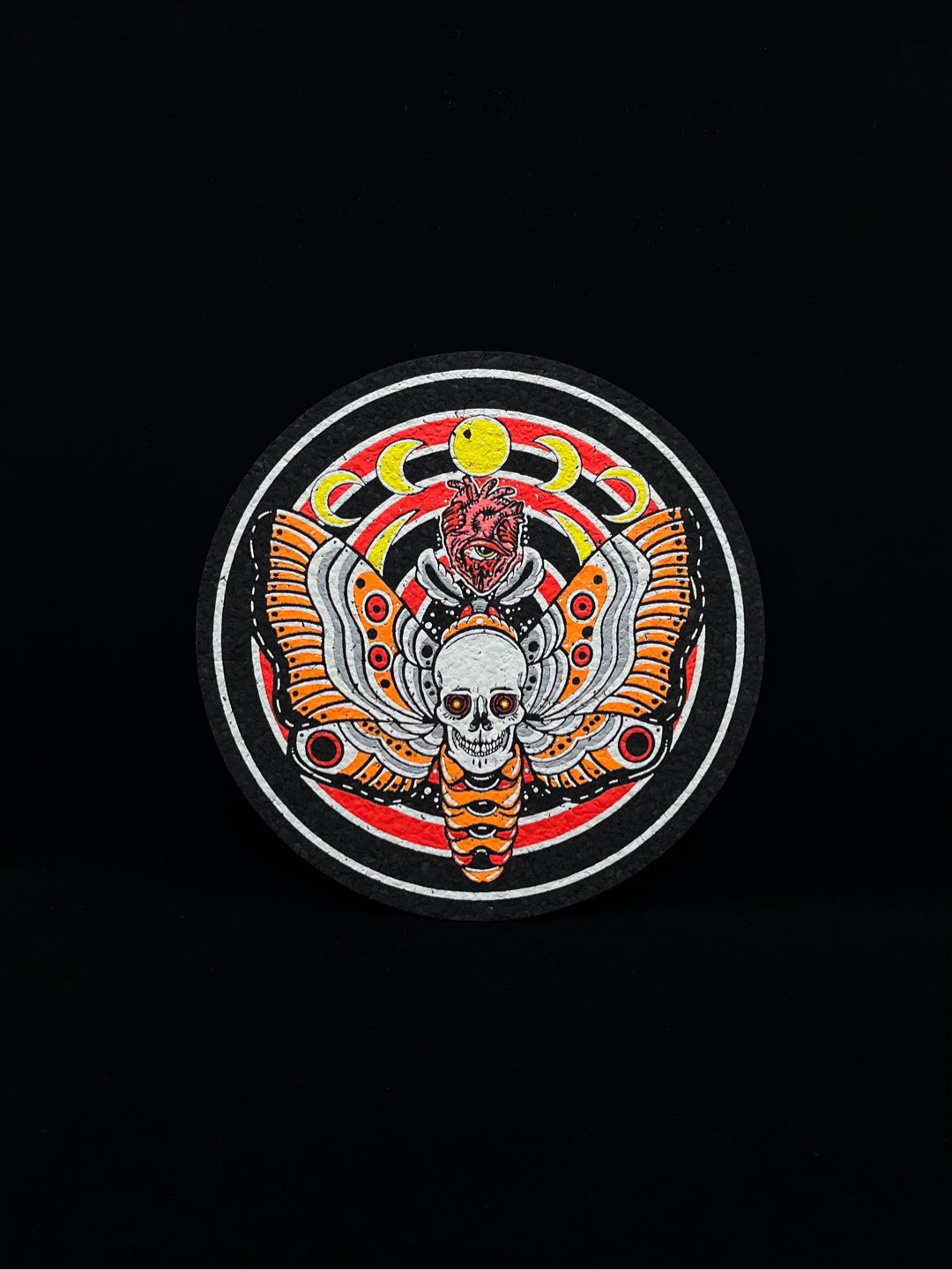 Preview pic of le20 Dead Moth Mat by Dark Mountain Cult x Moodmats
