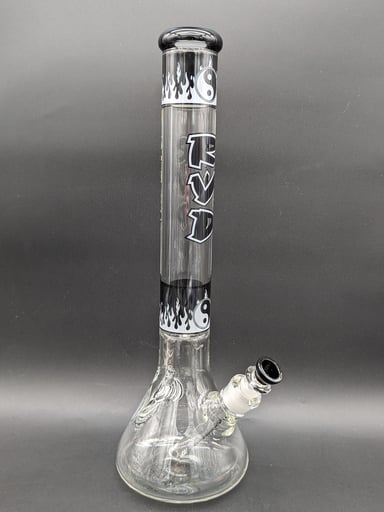 Preview pic of RVD GLASS FLAMING ZEN BEAKER BONG